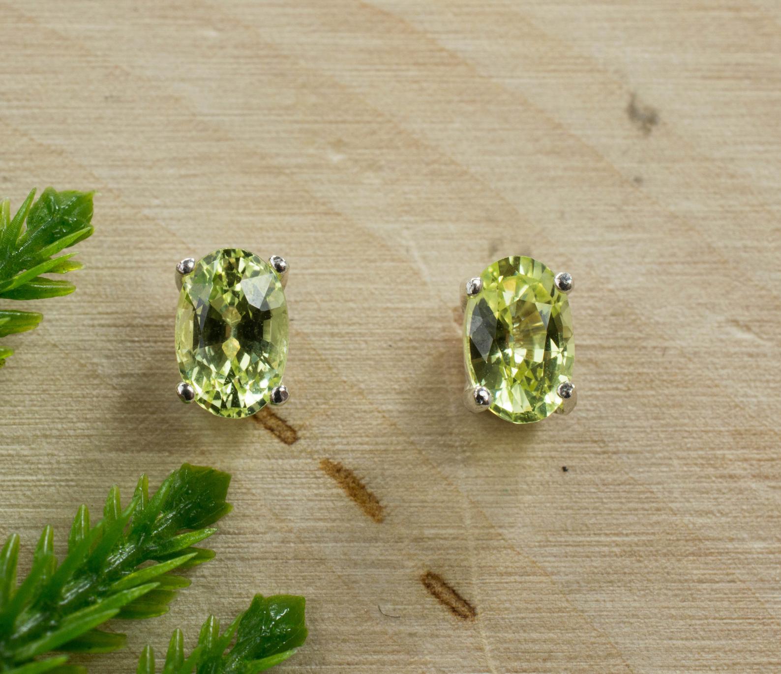 Gemstone Stud Earrings
