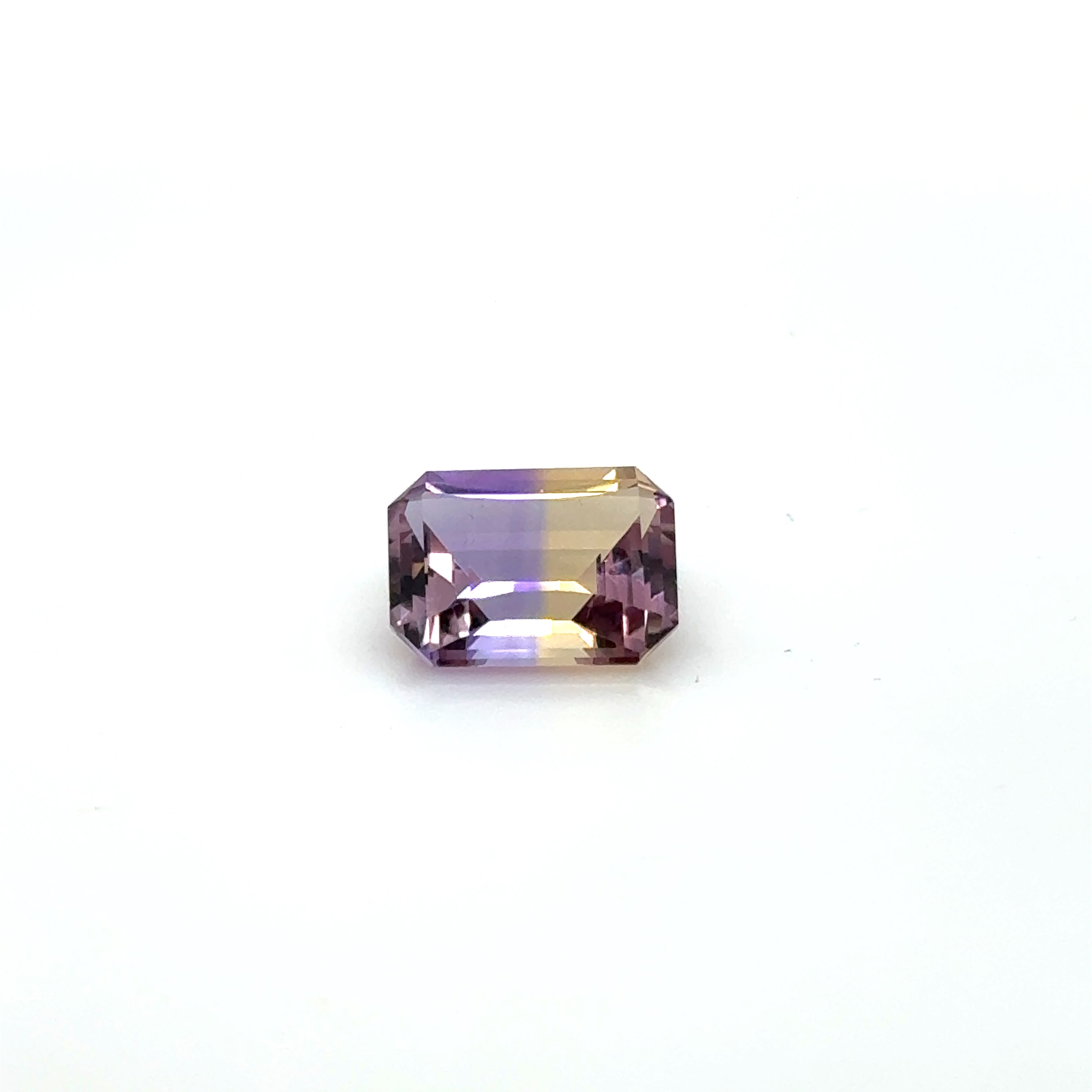 Ametrine Gemstone; Natural Untreated Bolivia Ametrine, 3.620cts - Mark Oliver Gems