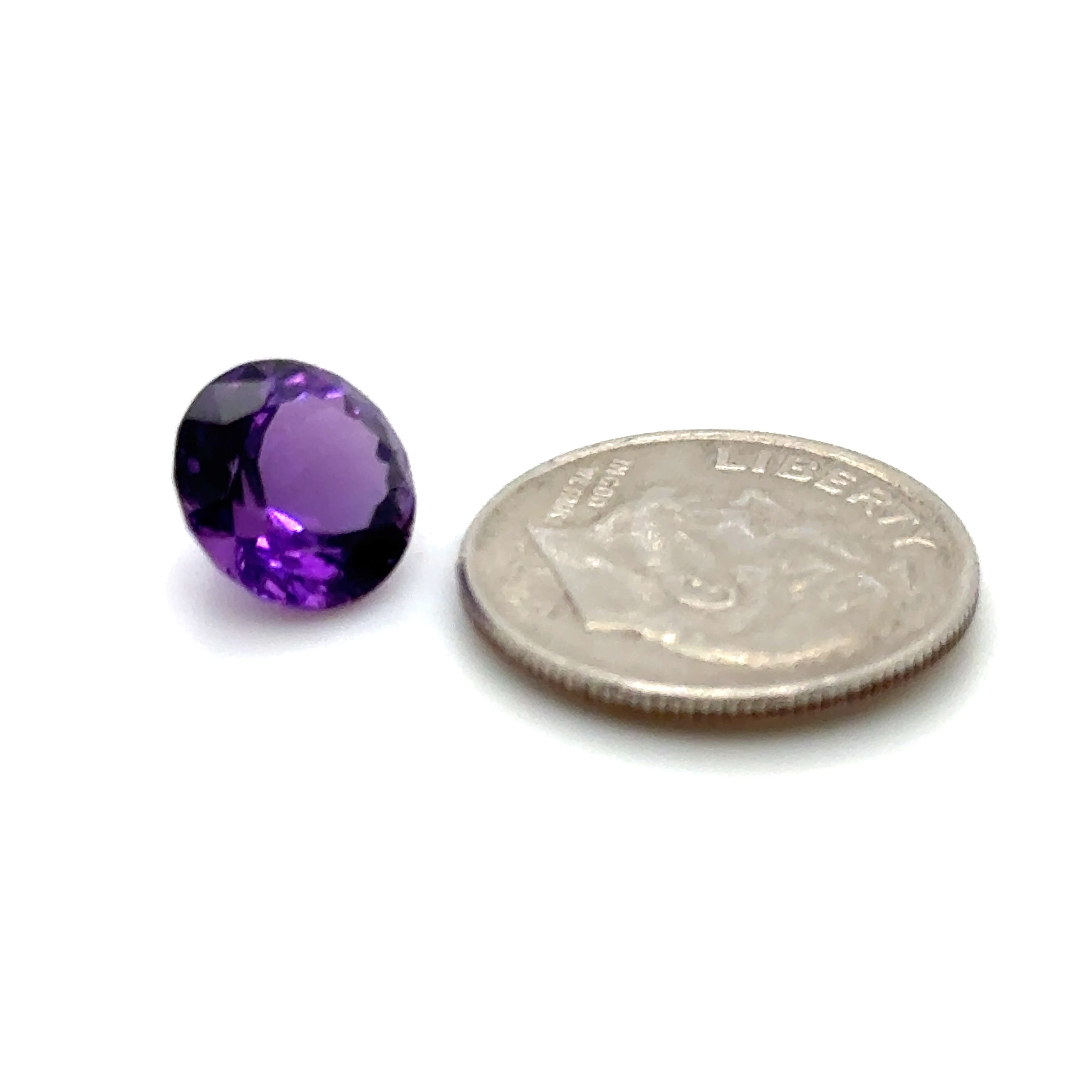 Amethyst Gemstone; Natural Untreated Uruguay Amethyst, 2.590cts - Mark Oliver Gems