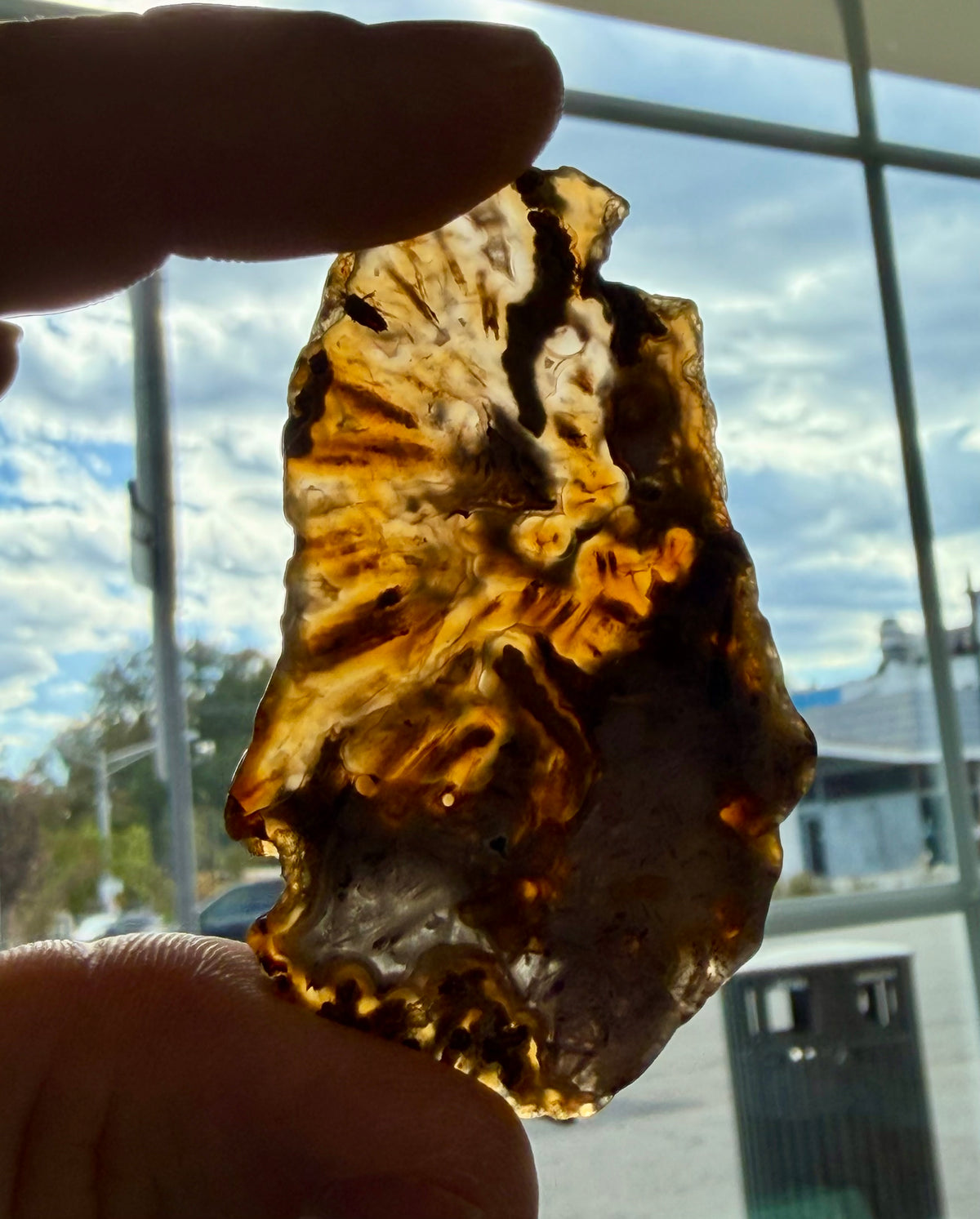 Turkish Agate Slice; 22.61 grams