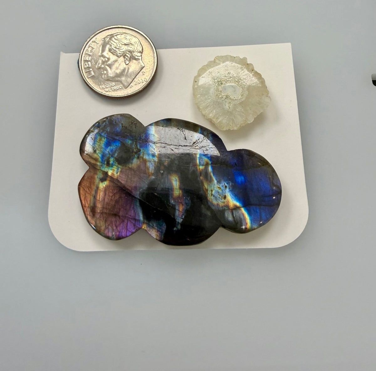 Labradorite and Solar Quartz Scene, 1009