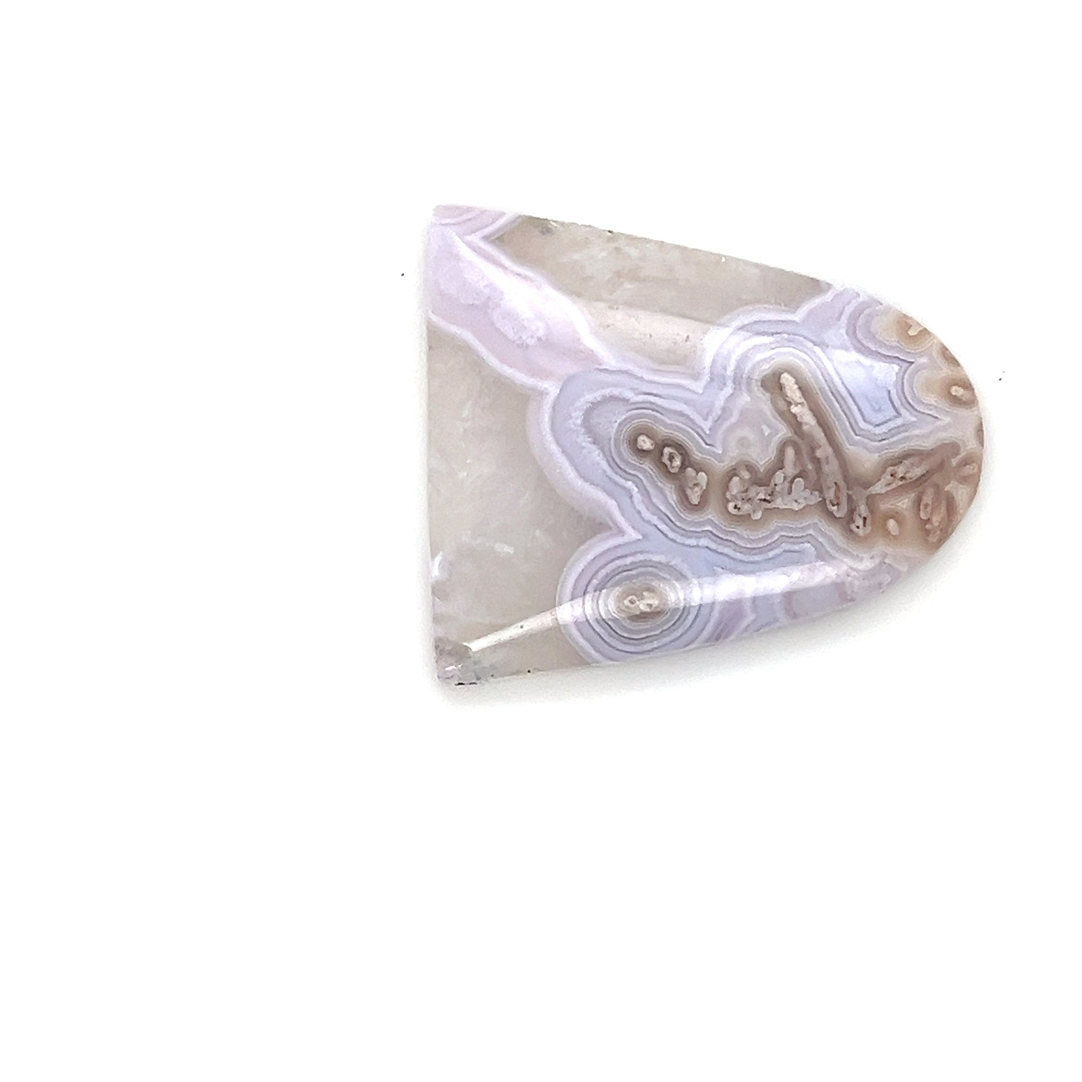 Purple Lace Agate Gemstone; Natural Untreated Mexico Agate, 32.320cts - Mark Oliver Gems