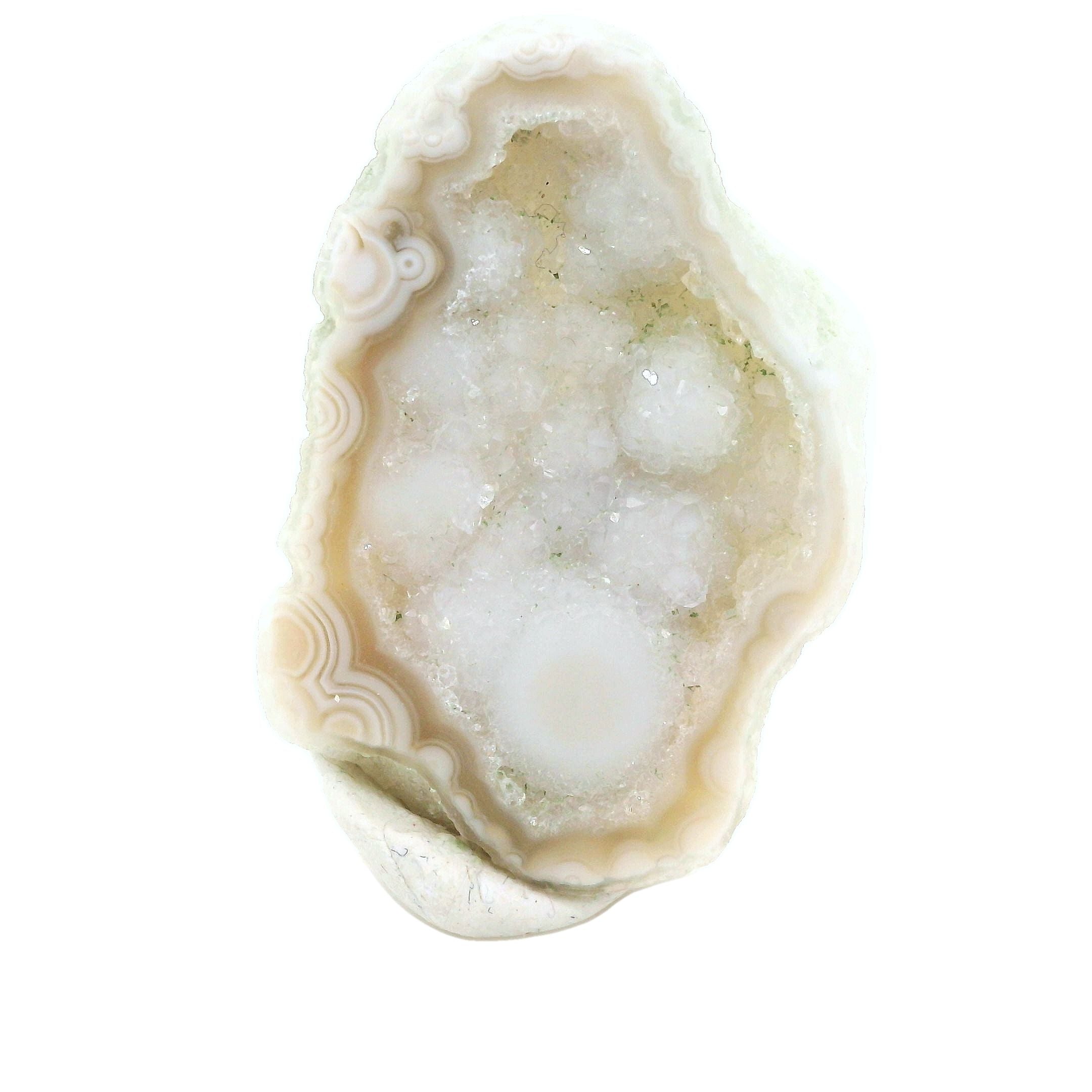 Druzy Agate Geode, 32.610cts - Mark Oliver Gems