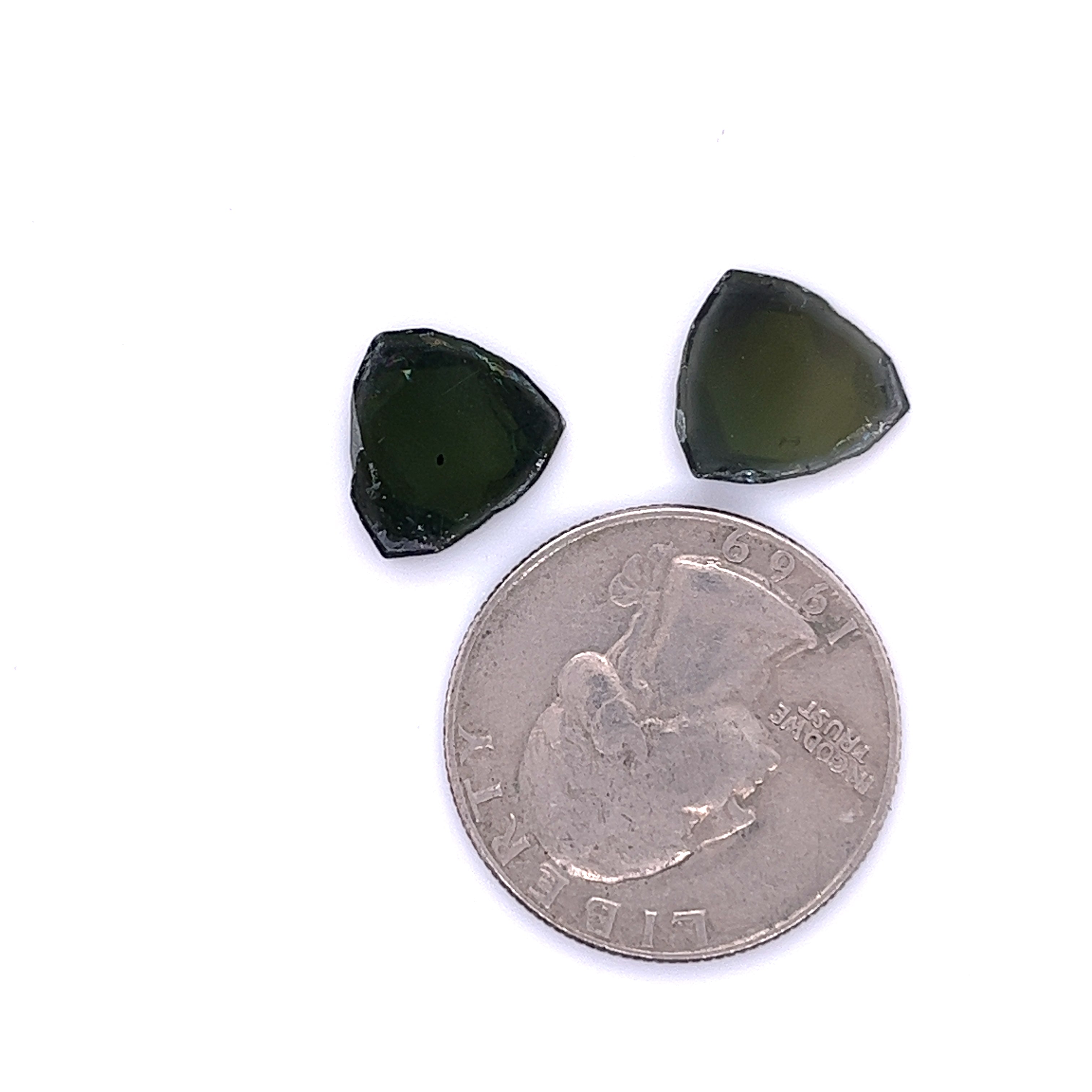 Tourmaline Slice; Natural Untreated Brazil Tourmaline; 8.175cts - Mark Oliver Gems