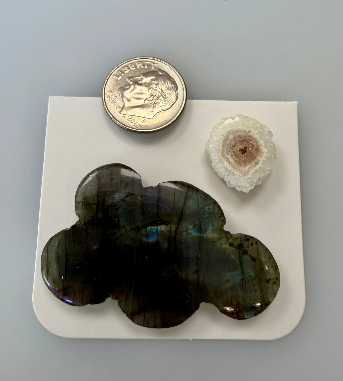Labradorite and Solar Quartz Scene, 1005