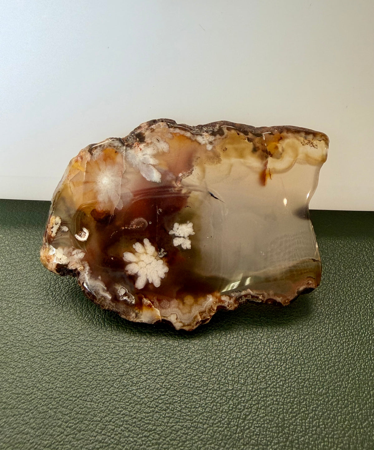 Pierre précieuse d'améthyste ; Améthyste d'Uruguay naturelle non traitée, 4,545 cts
