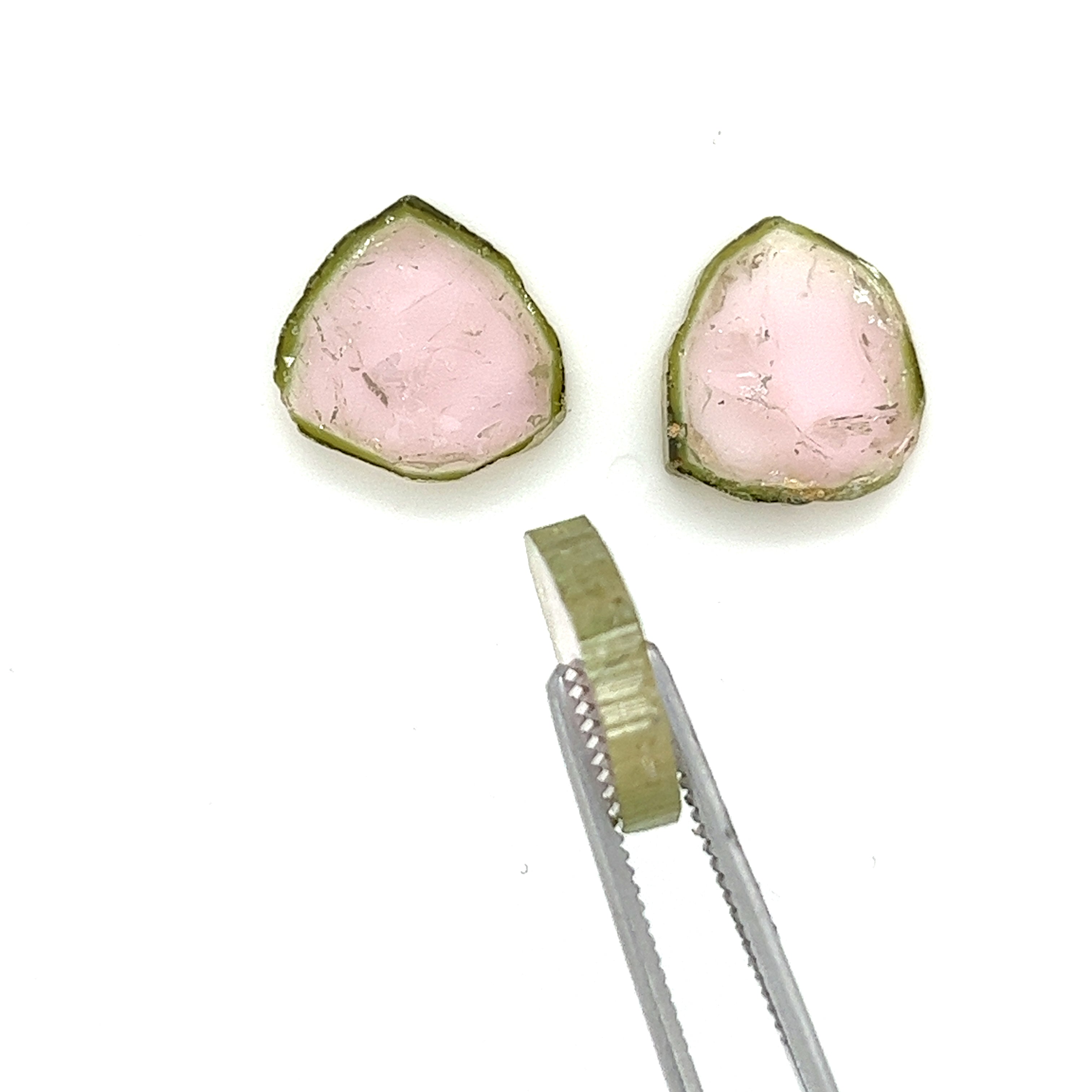 Tourmaline Slice; Natural Untreated Brazil Tourmaline; 22.820cts - Mark Oliver Gems