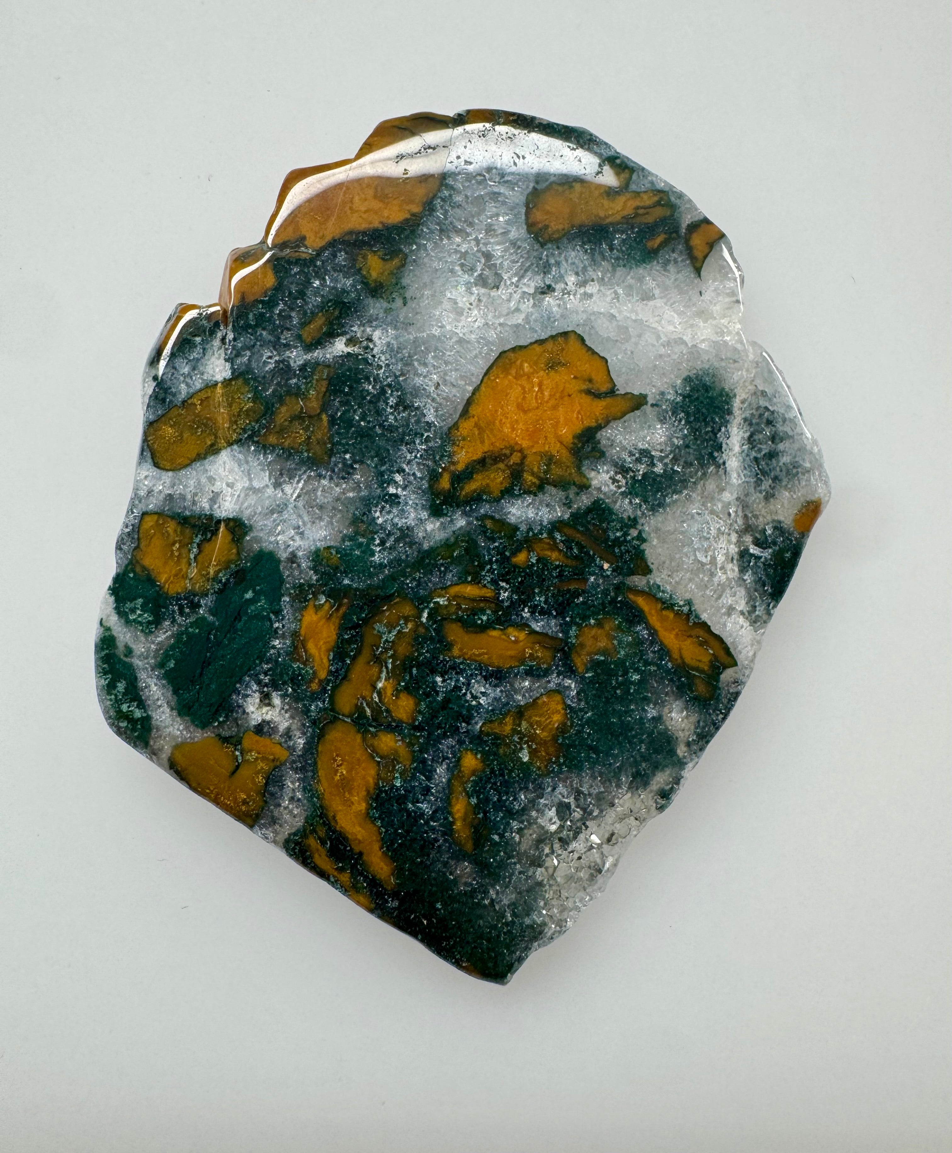 Brecciated Jasper Slab; 128.105cts