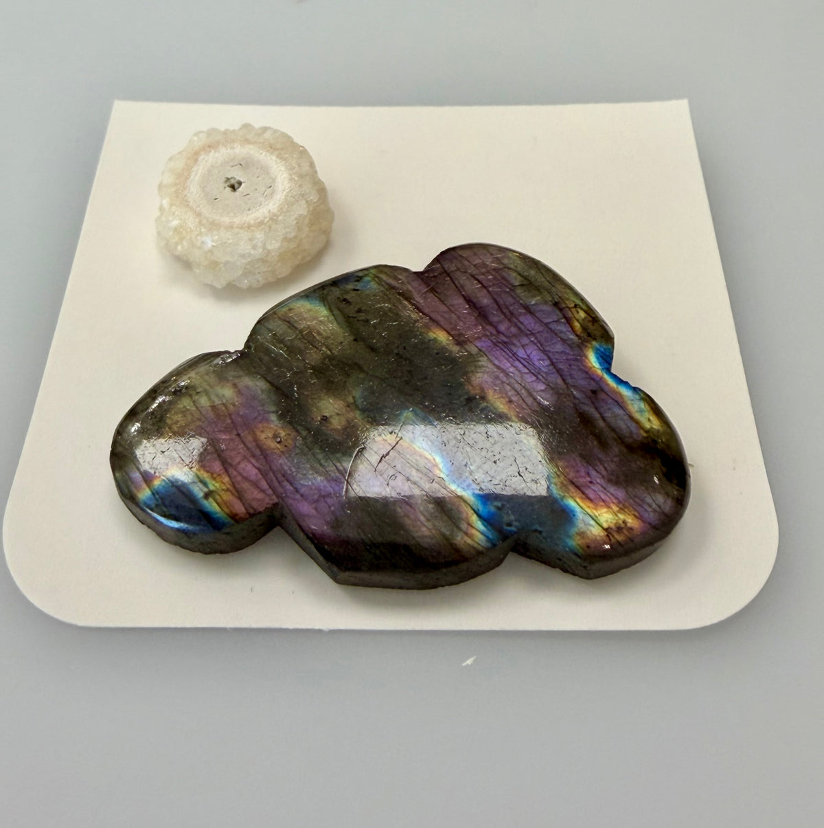 Labradorite and Solar Quartz Scene, 1007