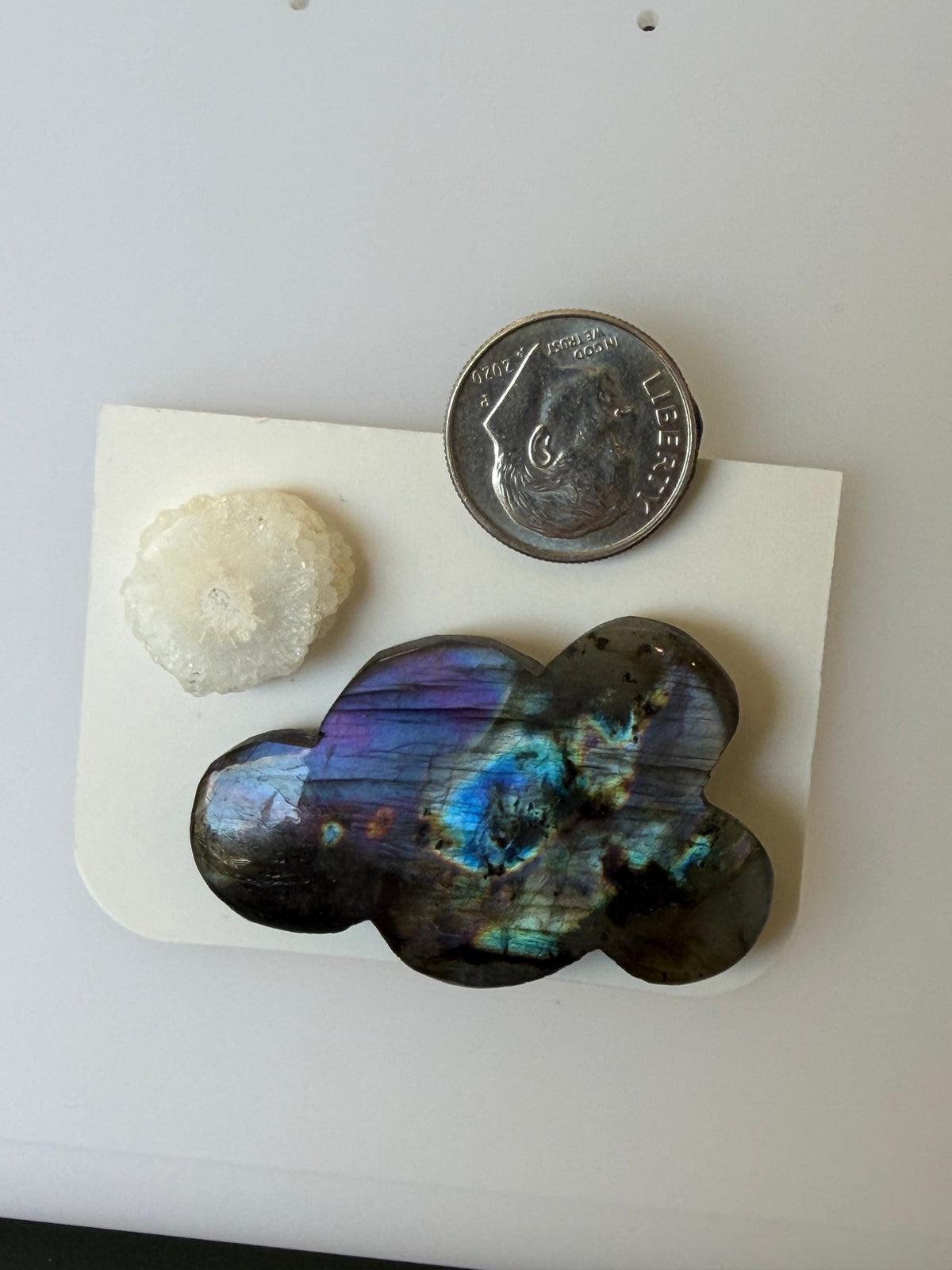 Labradorite and Solar Quartz Scene, 1001