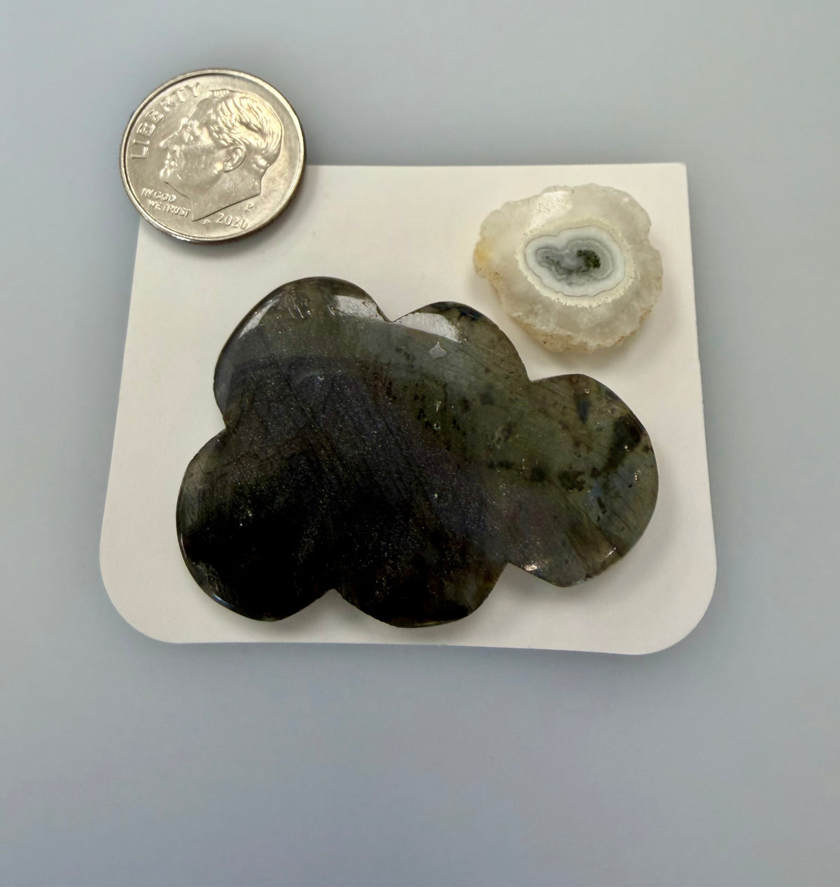Labradorite and Solar Quartz Scene, 1006