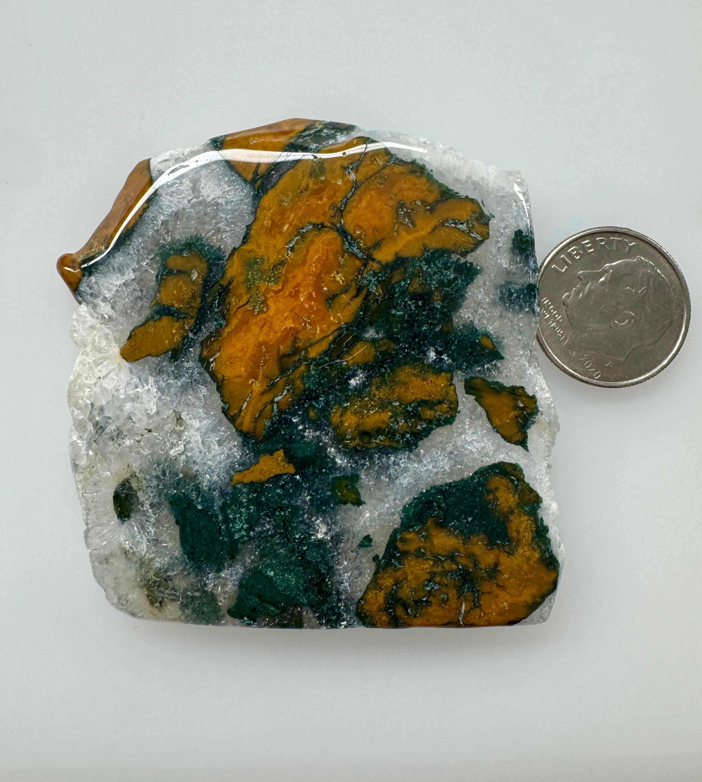 Brecciated Jasper Slab; 168.710cts