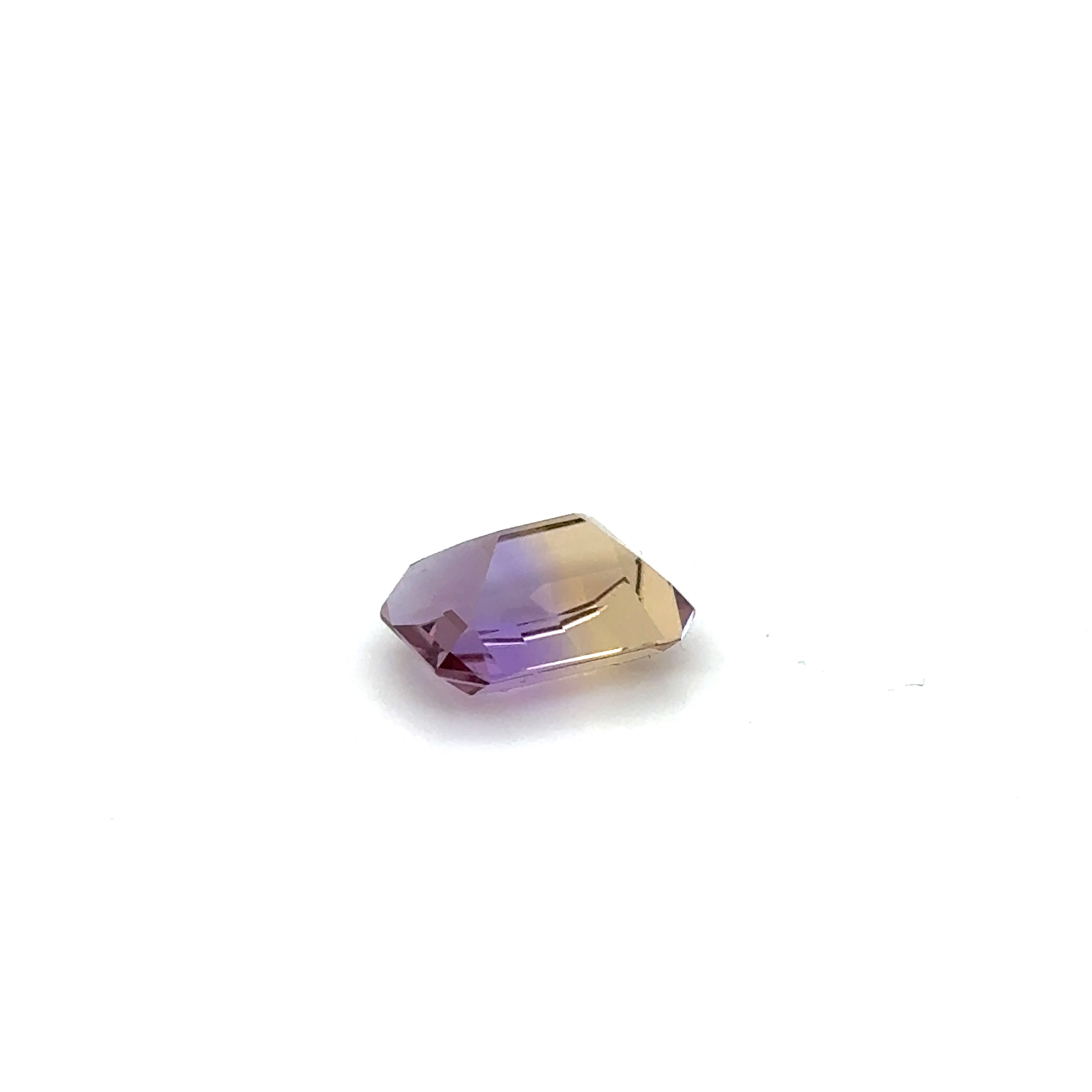 Ametrine Gemstone; Natural Untreated Bolivia Ametrine, 3.620cts - Mark Oliver Gems