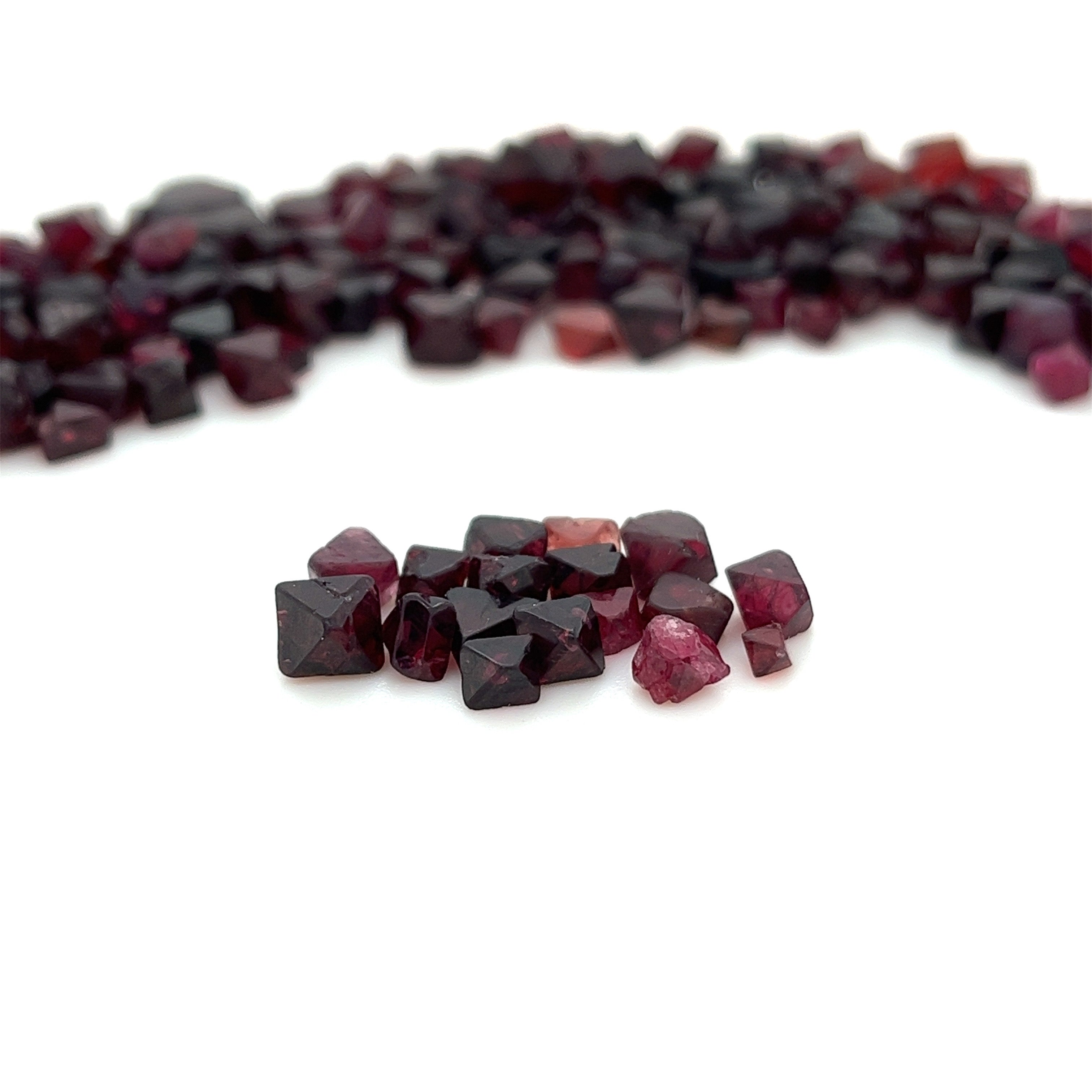 Red Spinel Gemstone; Natural Untreated Burma Spinel Octohedrons, Rough Spinel Crystals, 10ct lot - Mark Oliver Gems