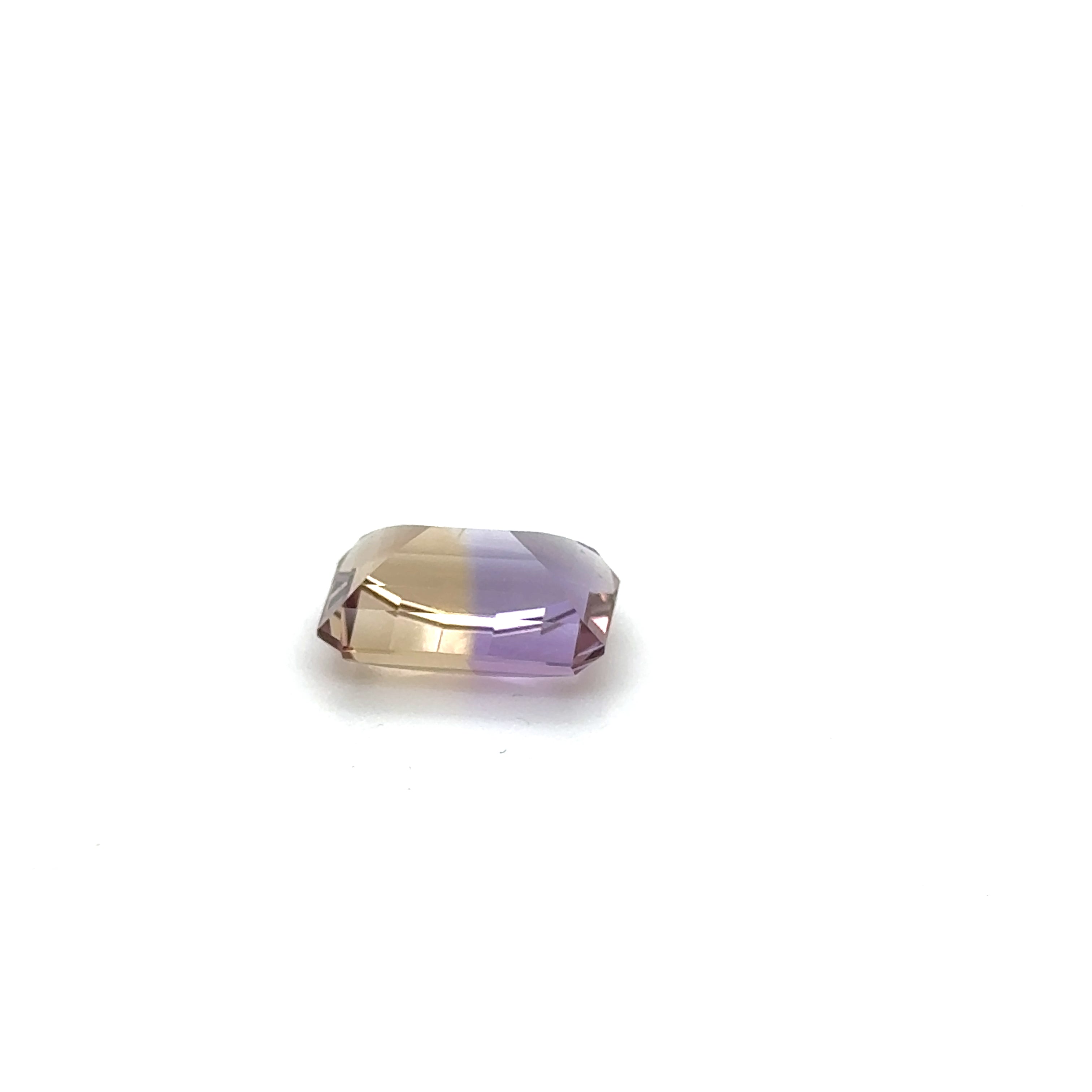 Ametrine Gemstone; Natural Untreated Bolivia Ametrine, 3.385cts - Mark Oliver Gems