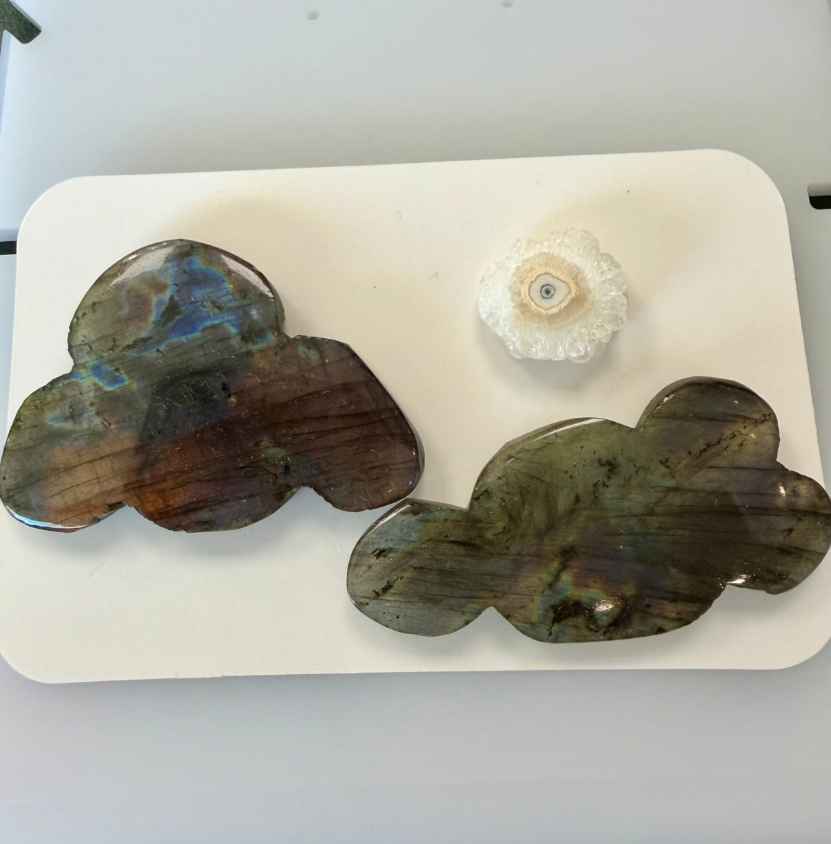 Labradorite and Solar Quartz Scene, 2001