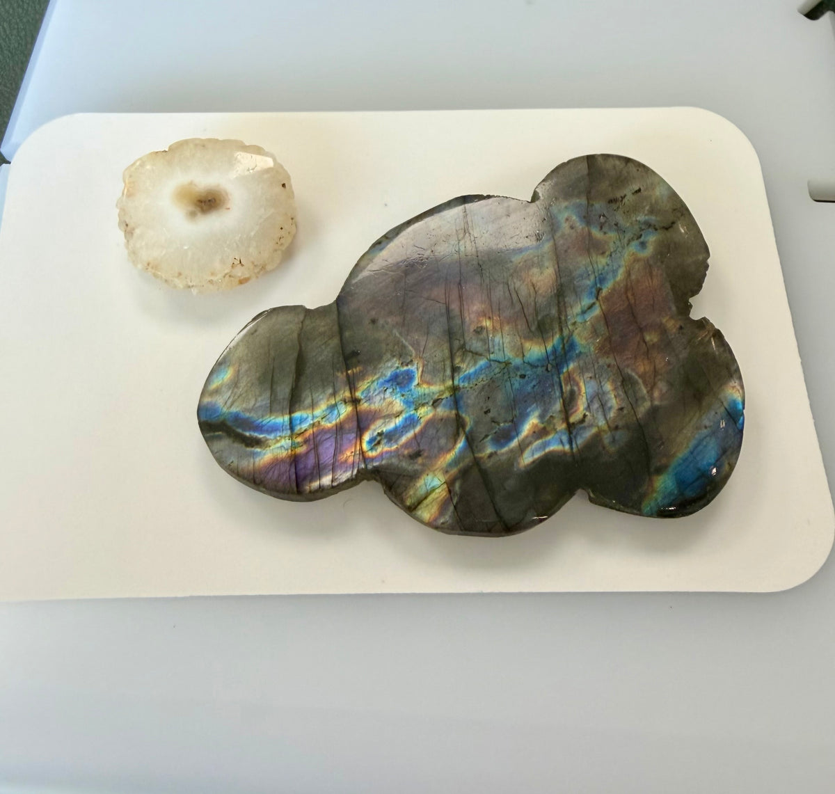 Labradorite and Solar Quartz Scene, 2008