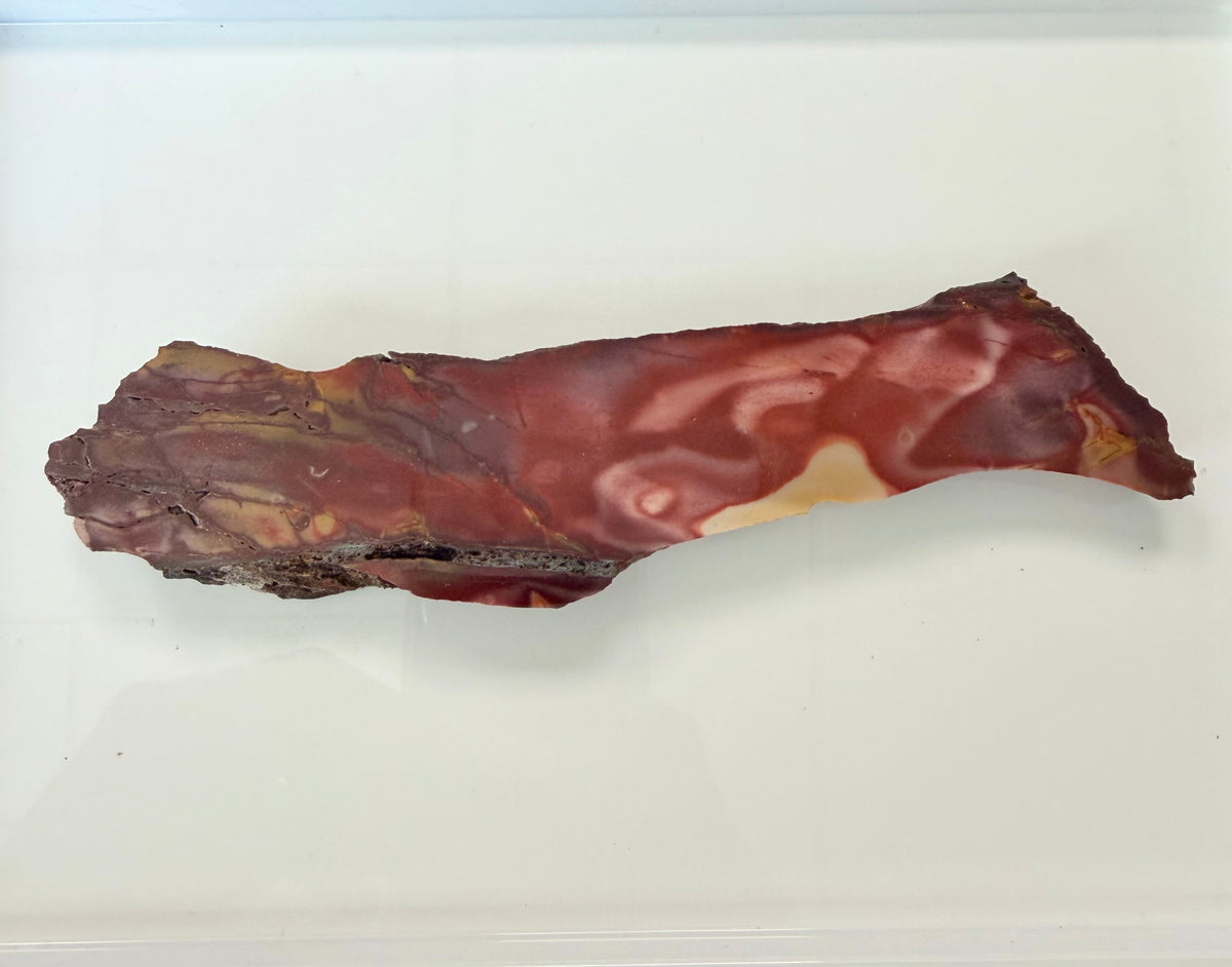 Mookaite Jasper Slab from Australia; 199.44 grams