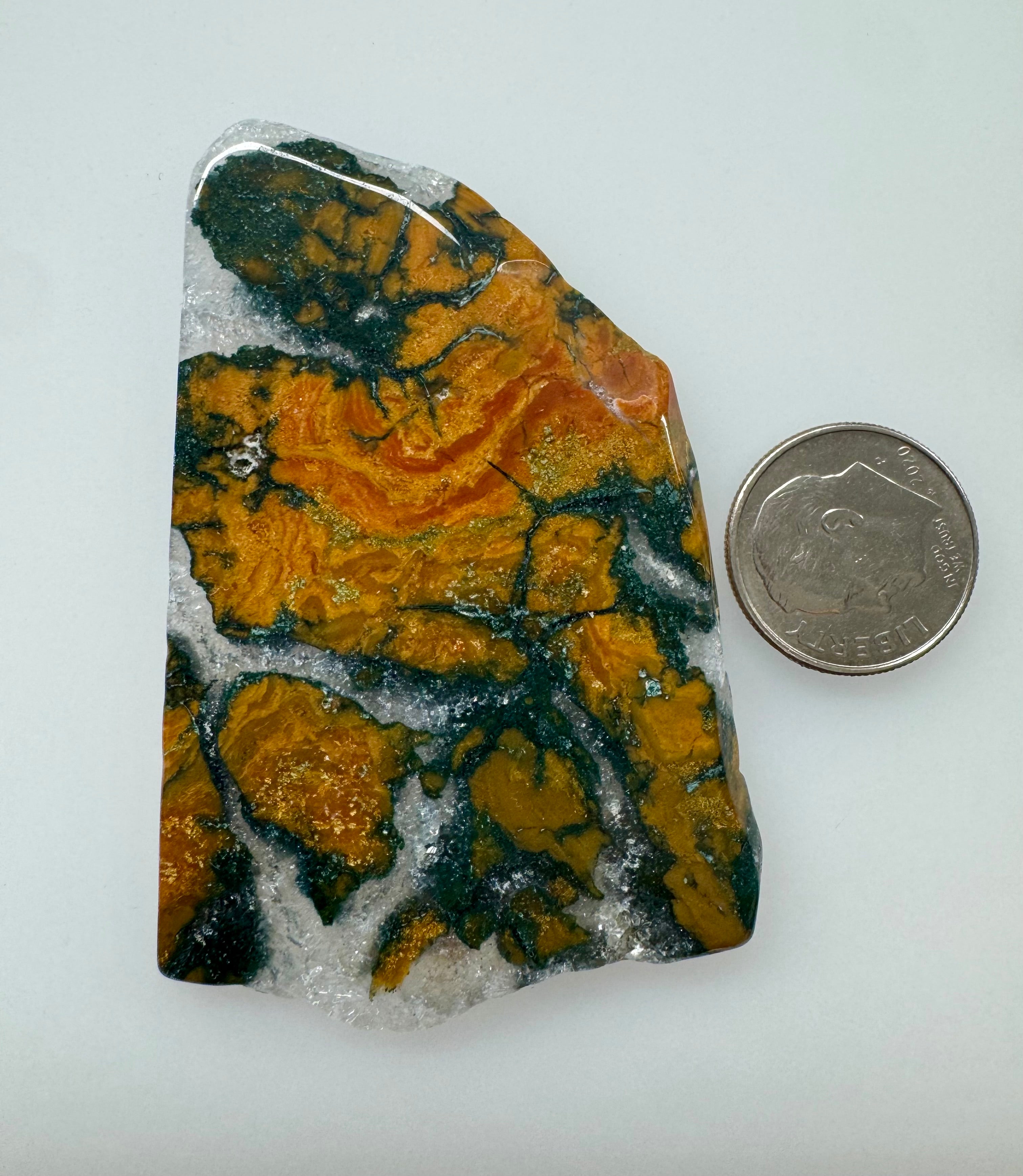 Brecciated Jasper Slab; 91.895cts