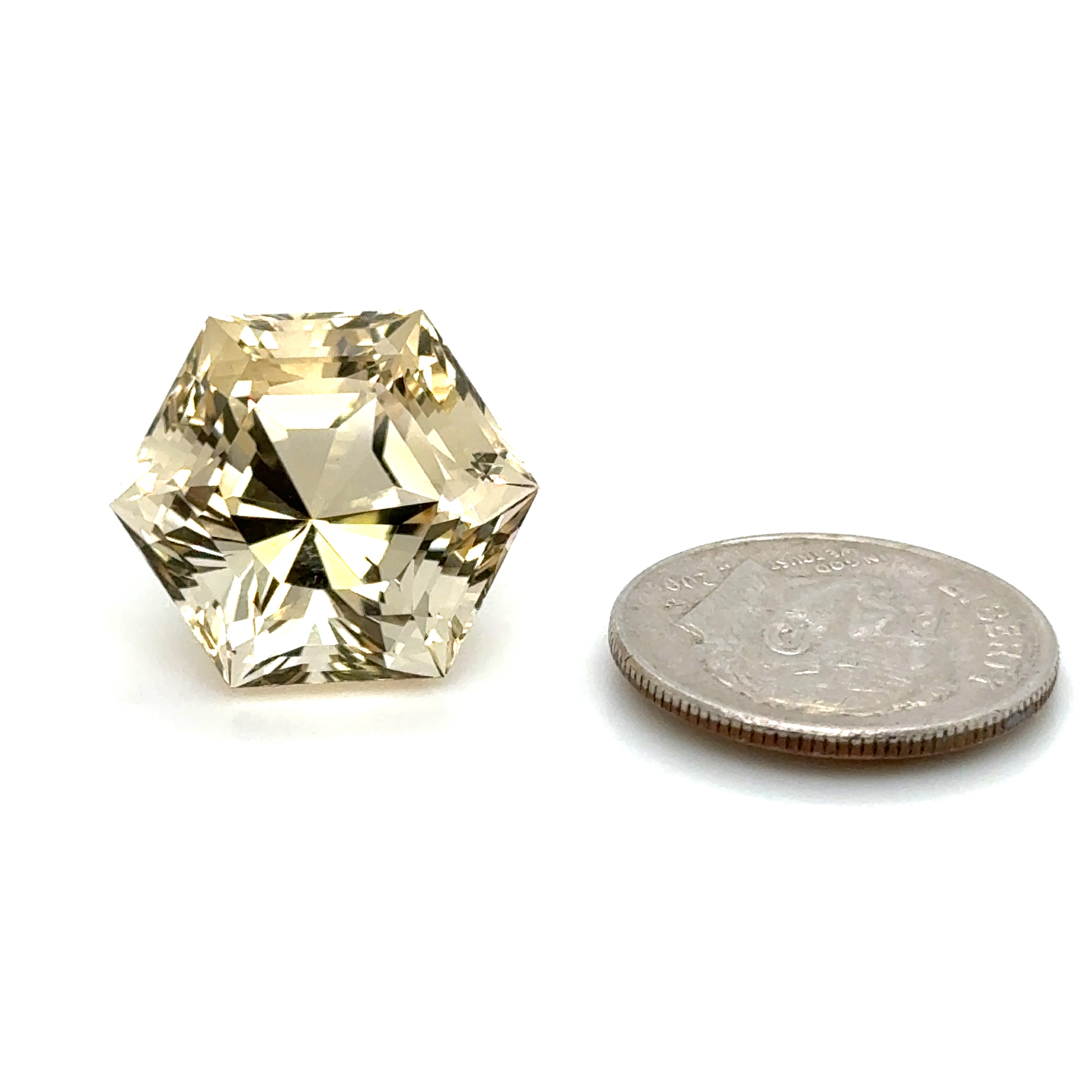 Smoky Quartz Gemstone; Natural Untreated Akansas Quartz, 14.895cts - Mark Oliver Gems