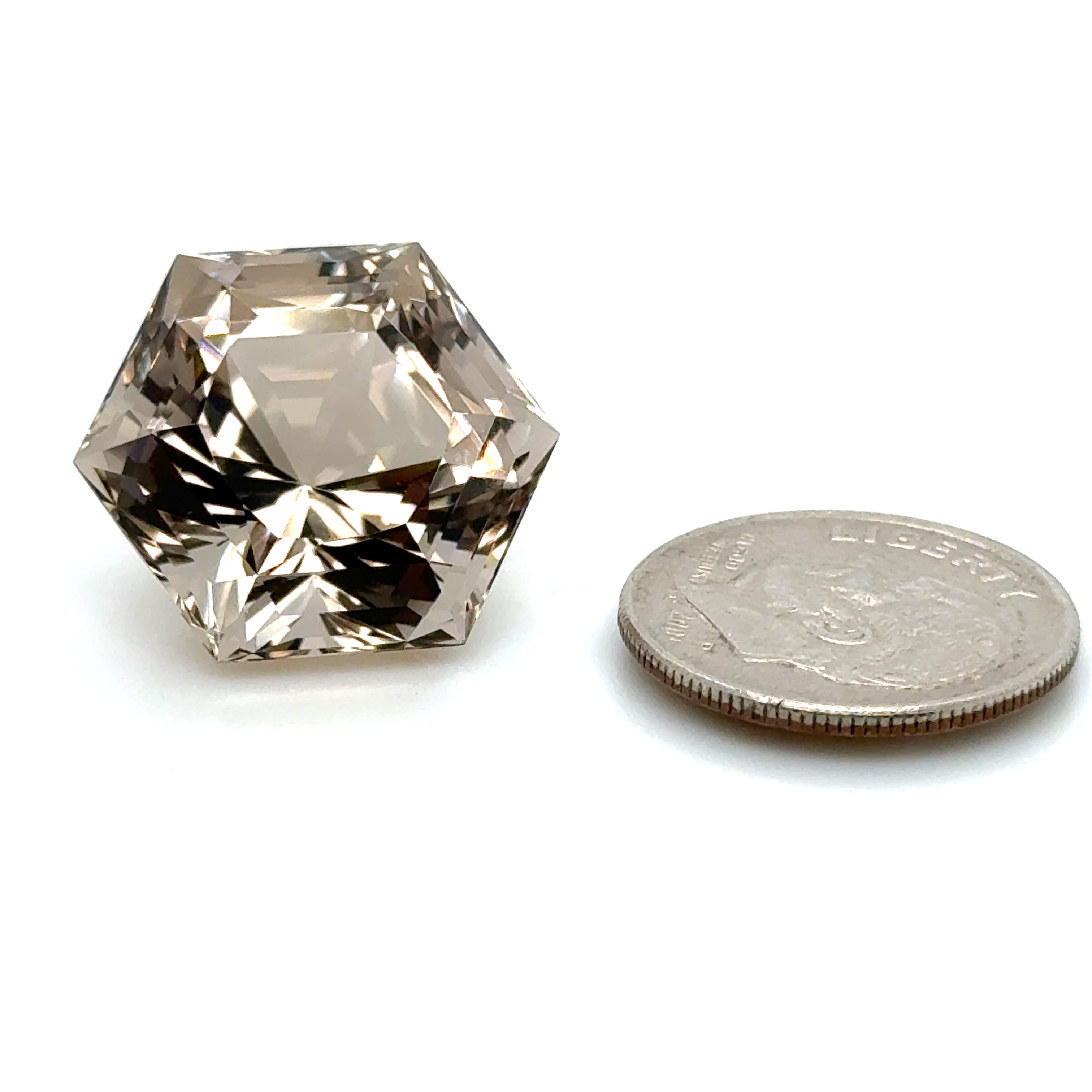 Smoky Quartz Gemstone; Natural Untreated Akansas Quartz, 20.000cts - Mark Oliver Gems