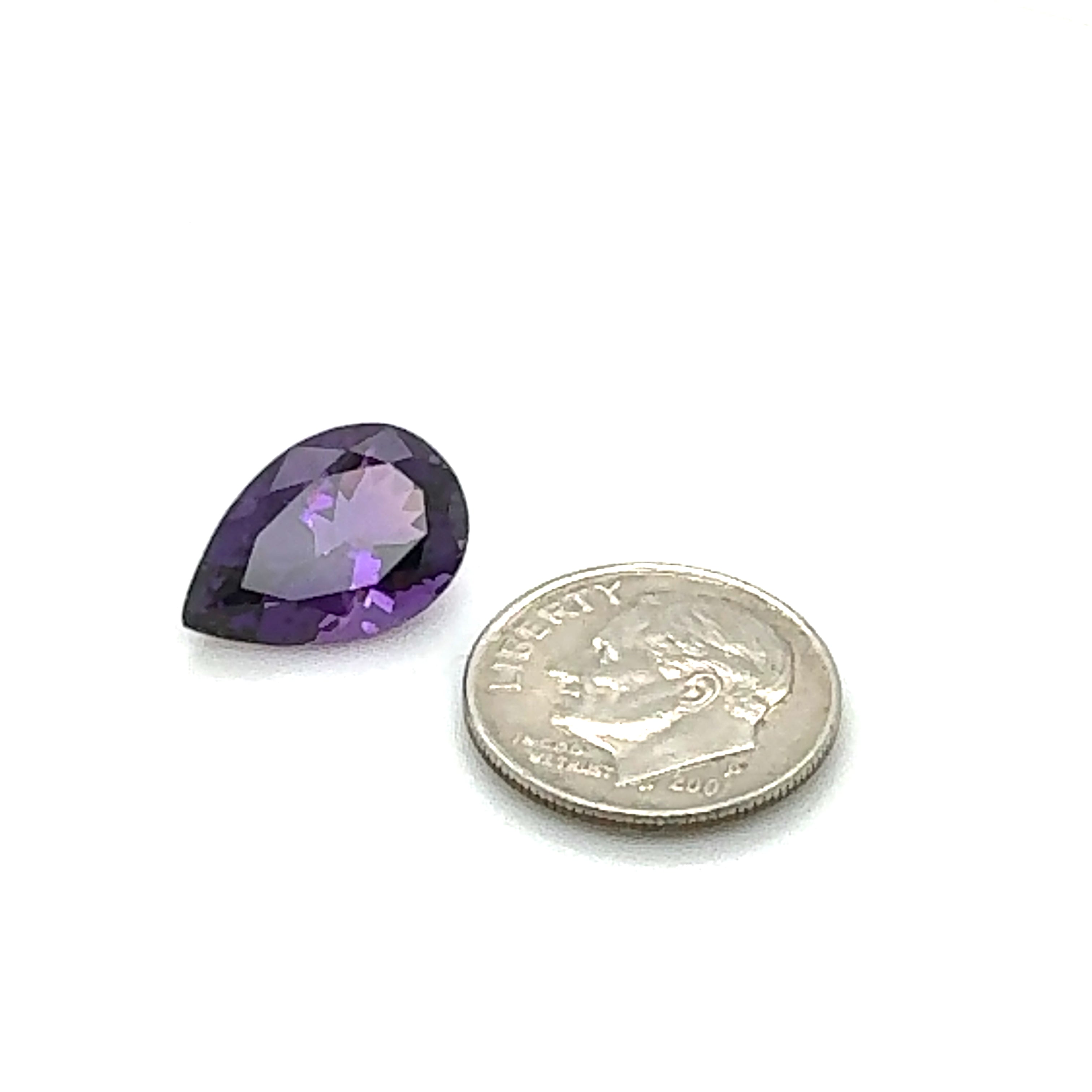 Amethyst Gemstone; Natural Untreated Uruguay Amethyst, 5.310cts - Mark Oliver Gems
