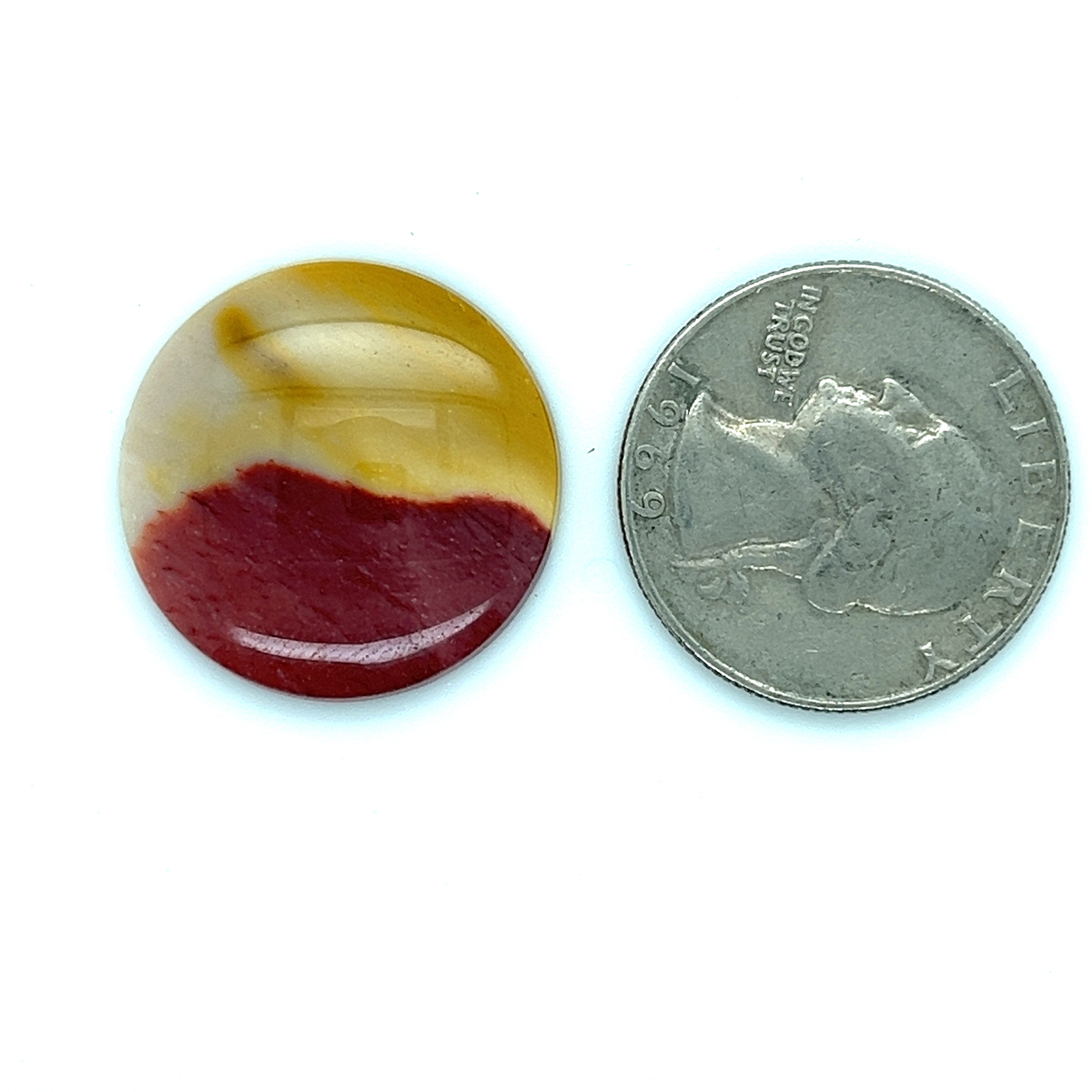 Mookaite Jasper Gemstone; Natural Untreated Australia Jasper, 19.640cts - Mark Oliver Gems