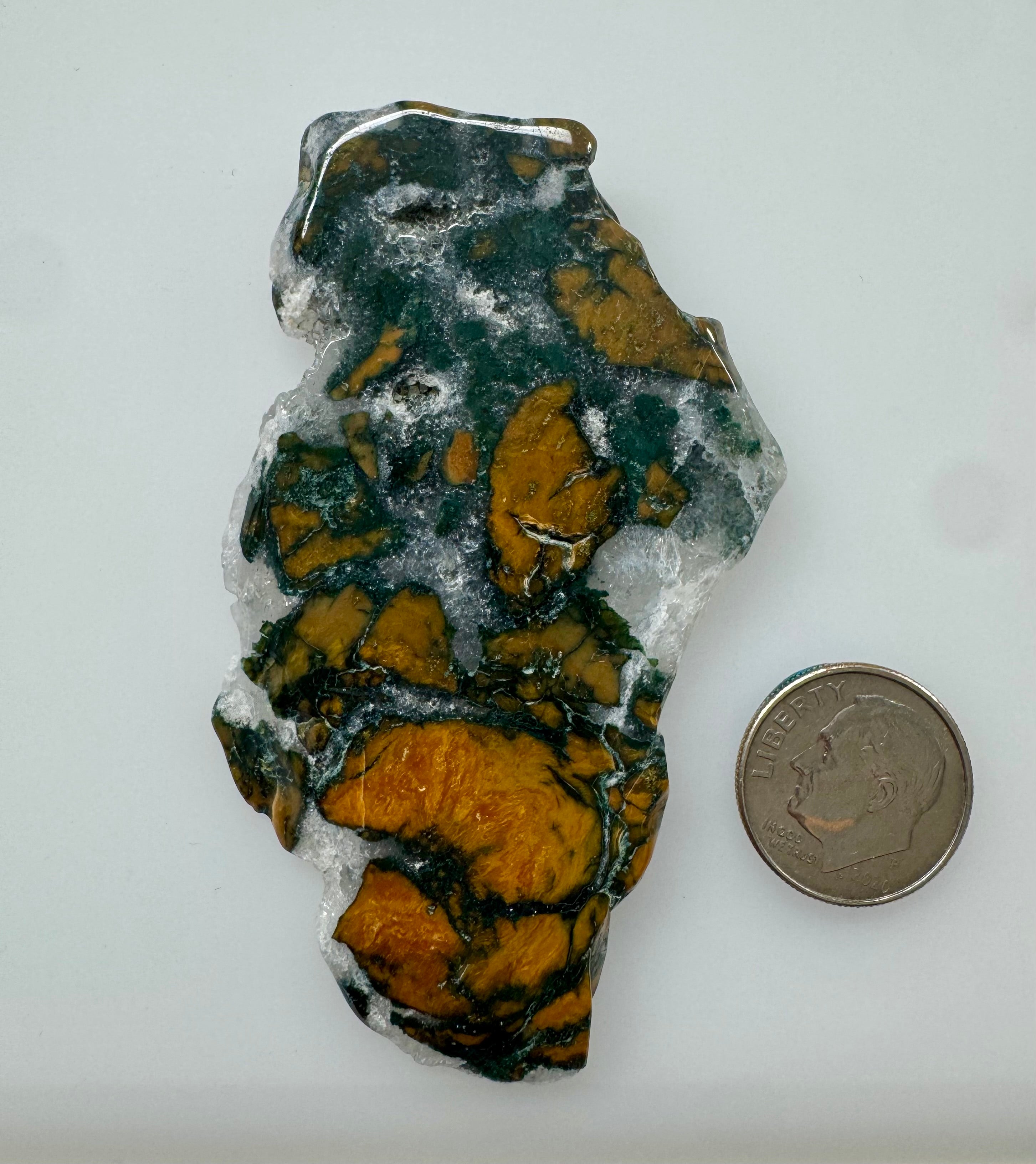 Brecciated Jasper Slab; 126.310cts