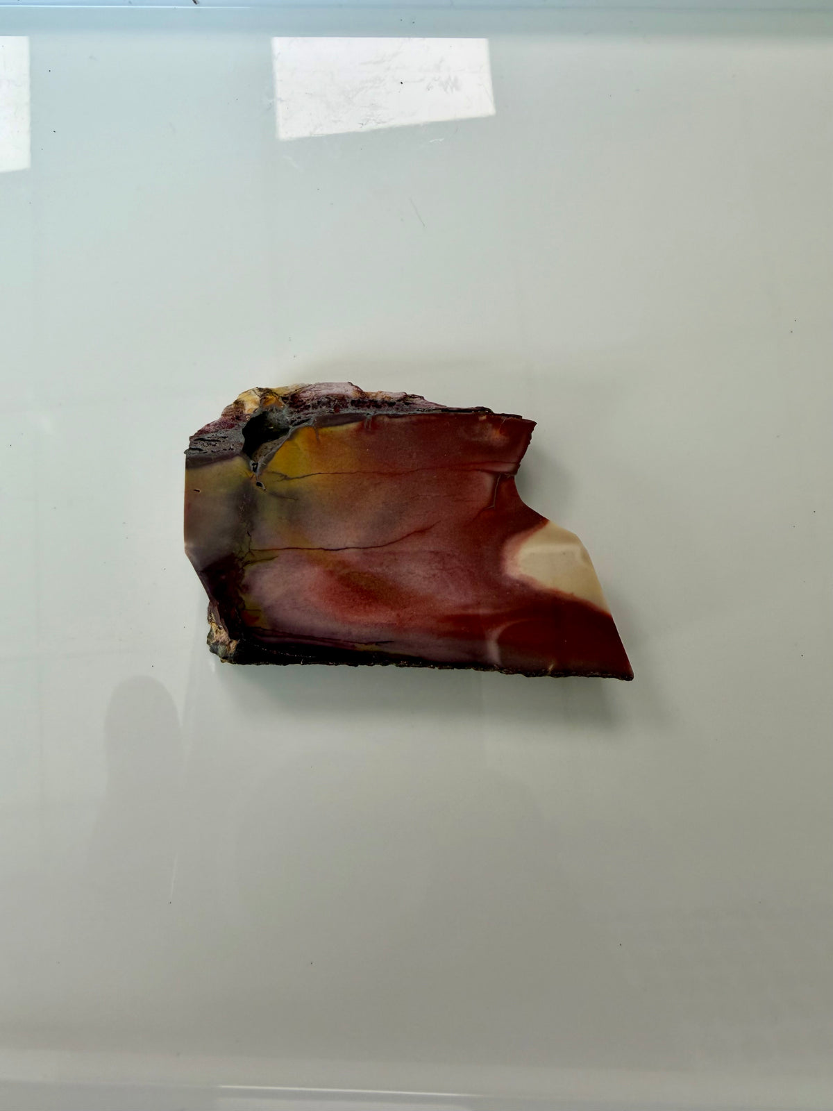 Mookaite Jasper Slice from Australia; 44.71 grams