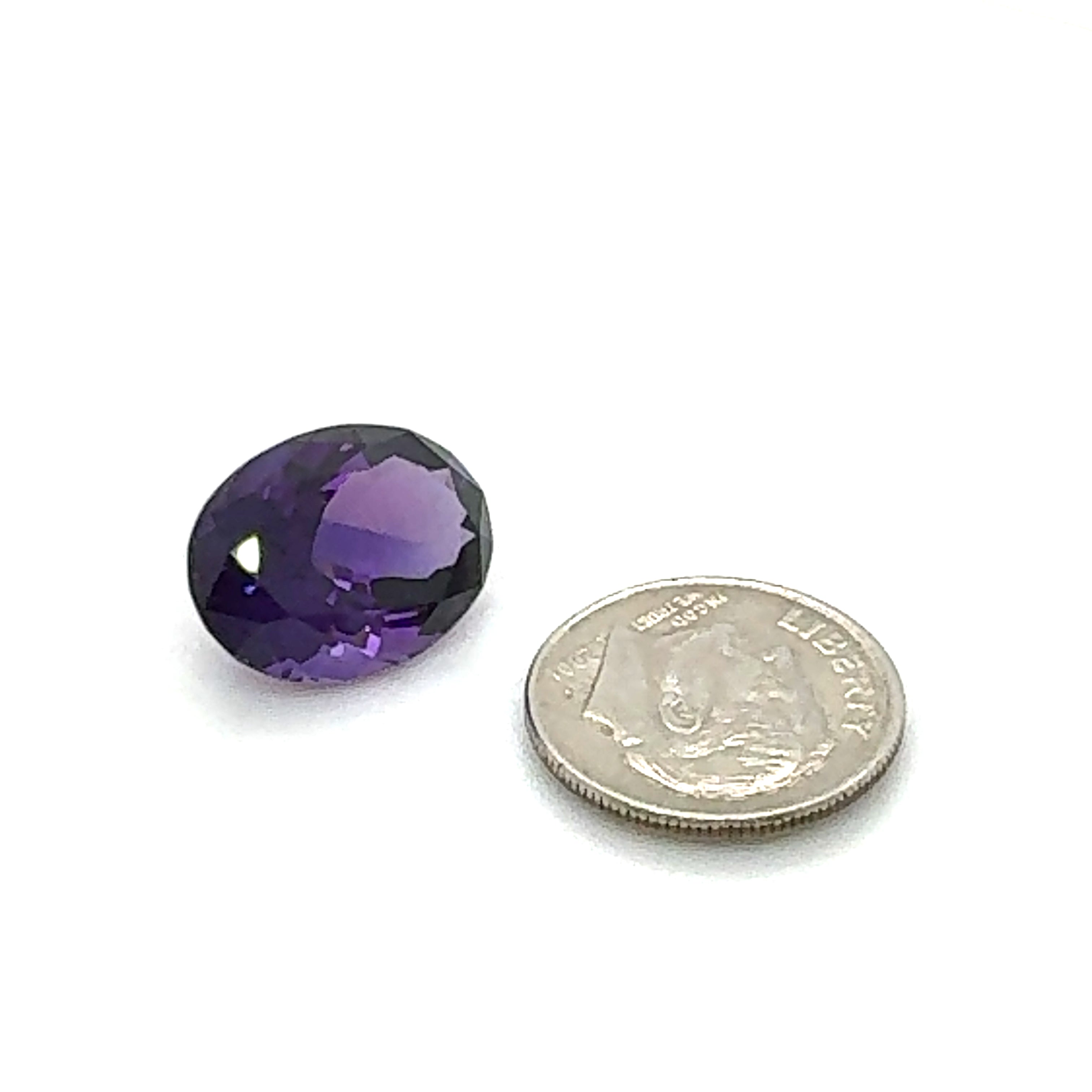 Amethyst Gemstone; Natural Untreated Uruguay Amethyst, 8.590cts - Mark Oliver Gems