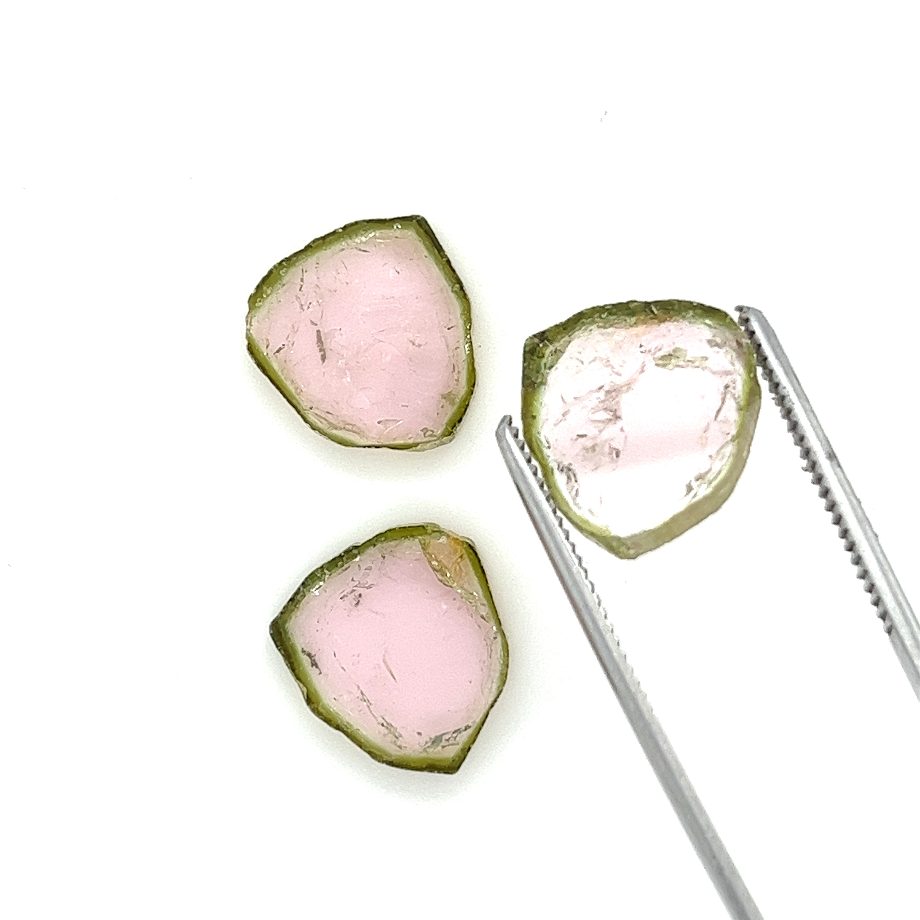 Tourmaline Slice; Natural Untreated Brazil Tourmaline; 22.820cts - Mark Oliver Gems