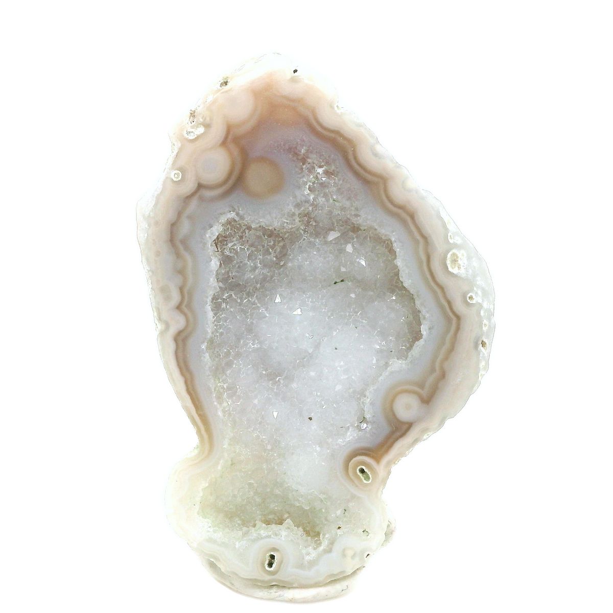 Druzy Agate Geode, 43.630cts - Mark Oliver Gems