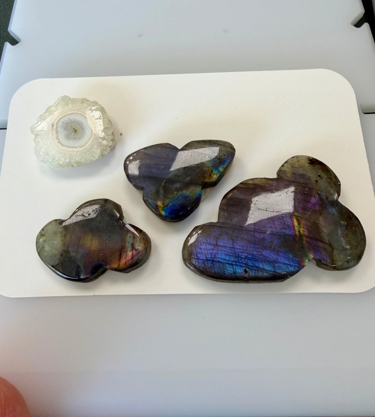 Labradorite and Solar Quartz Scene, 2005