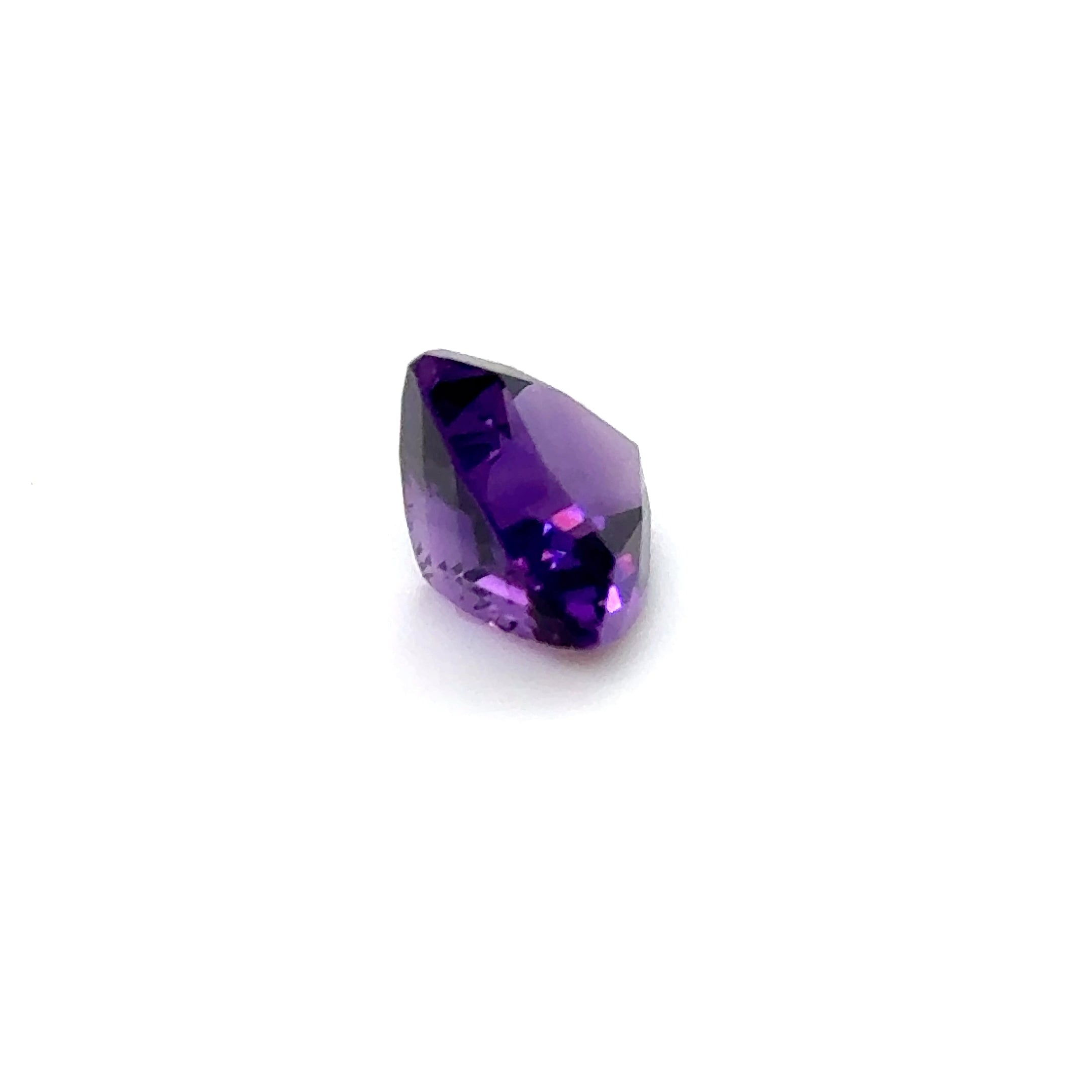 Amethyst Gemstone; Natural Untreated Uruguay Amethyst, 3.135cts - Mark Oliver Gems
