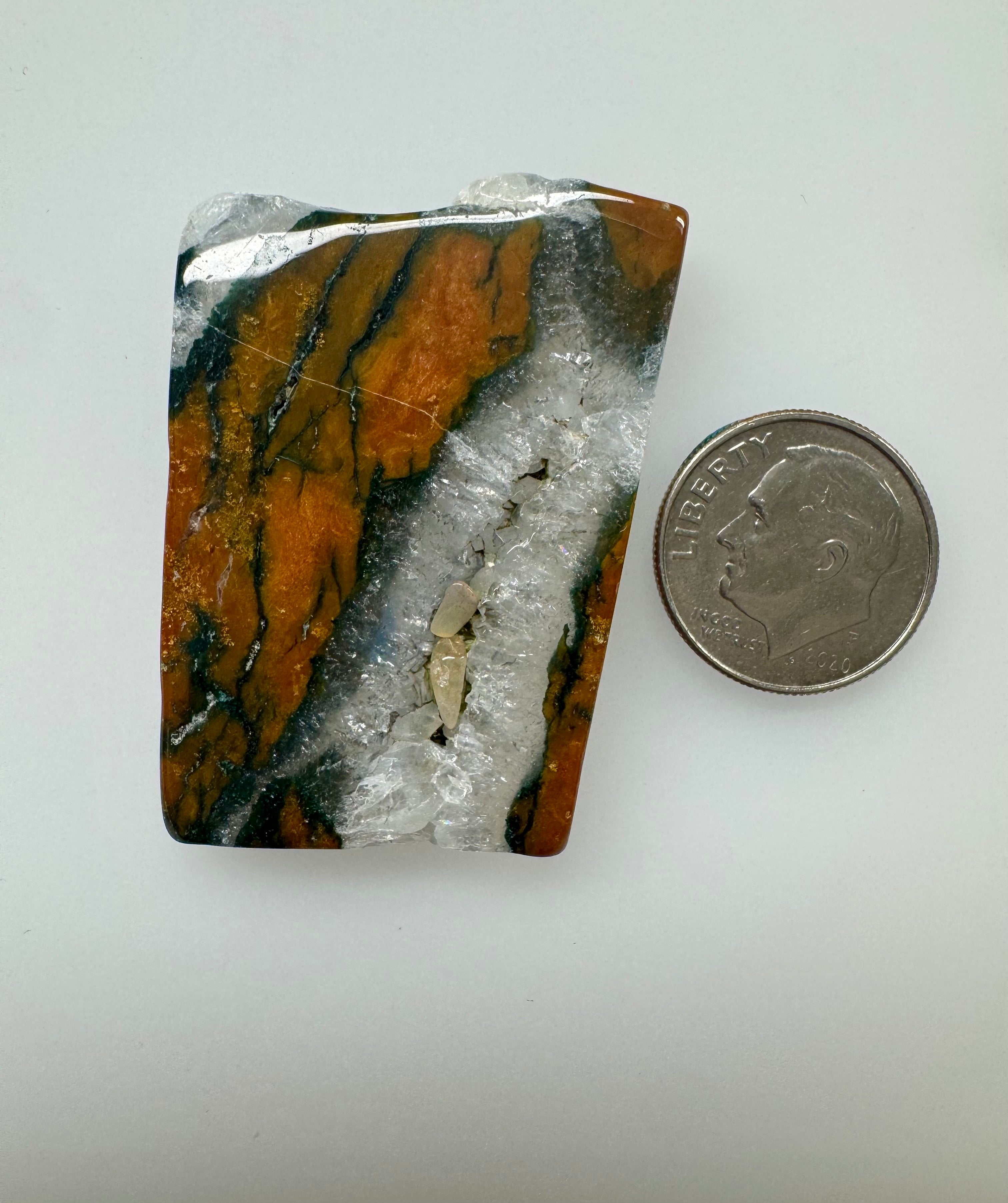 Brecciated Jasper Slab; 67.995cts