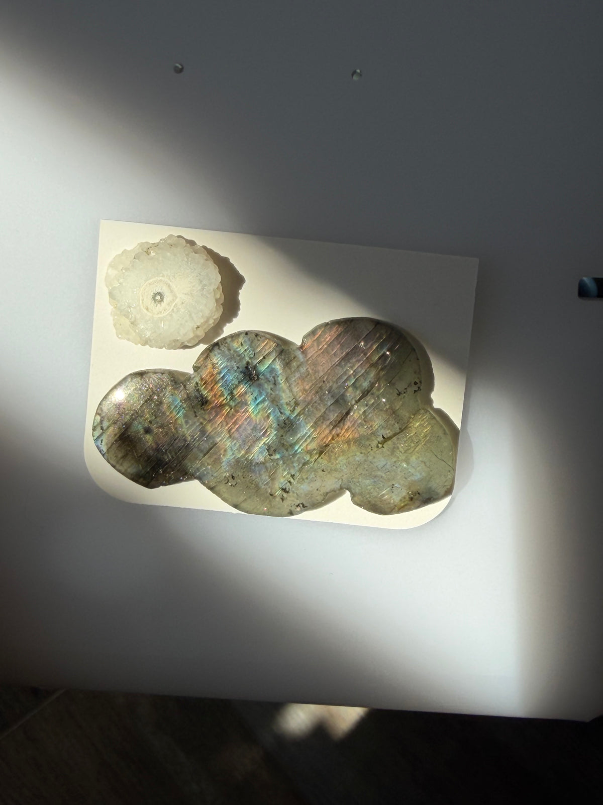 Labradorite and Solar Quartz Scene, 1002