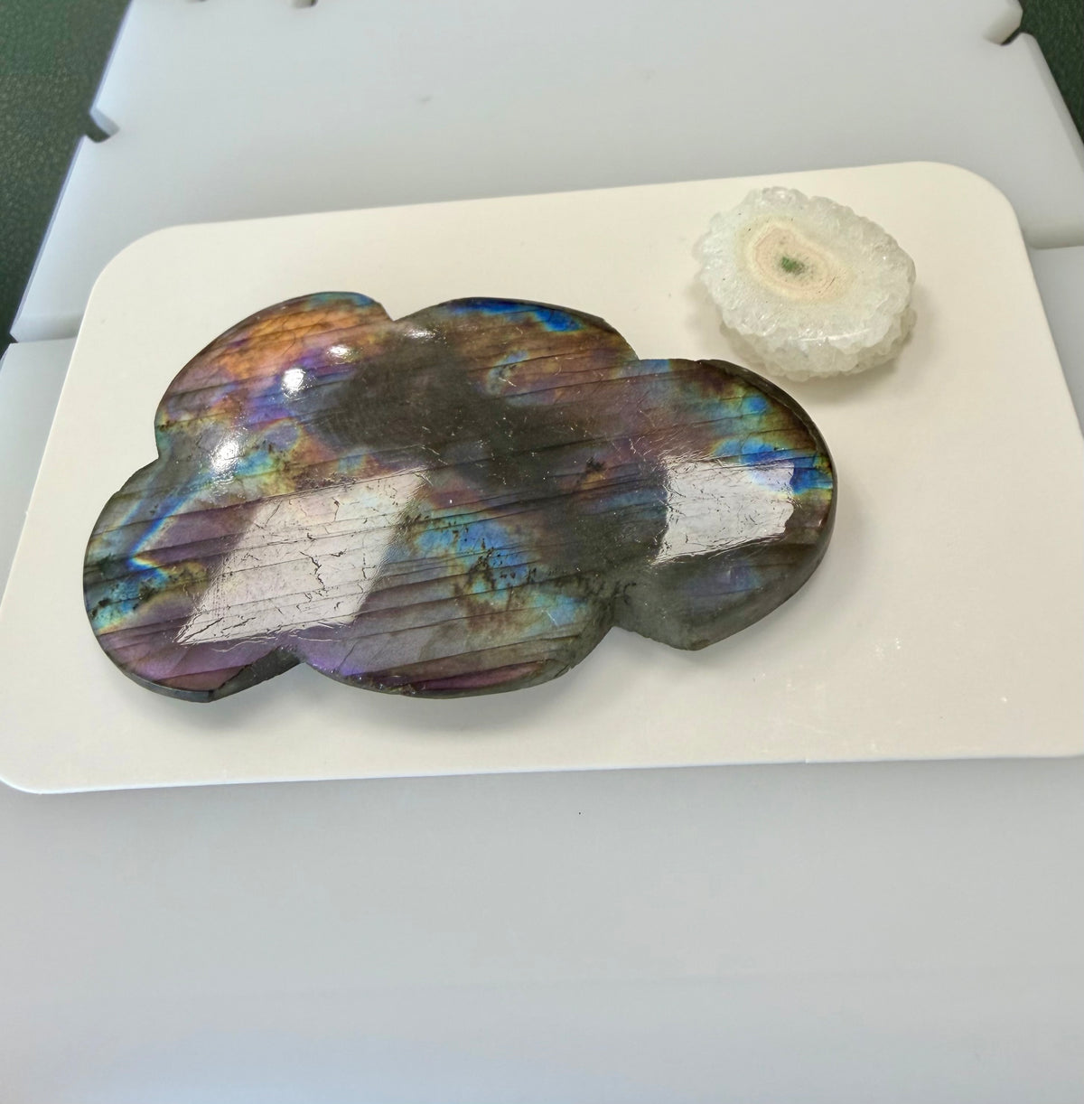 Labradorite and Solar Quartz Scene, 2006