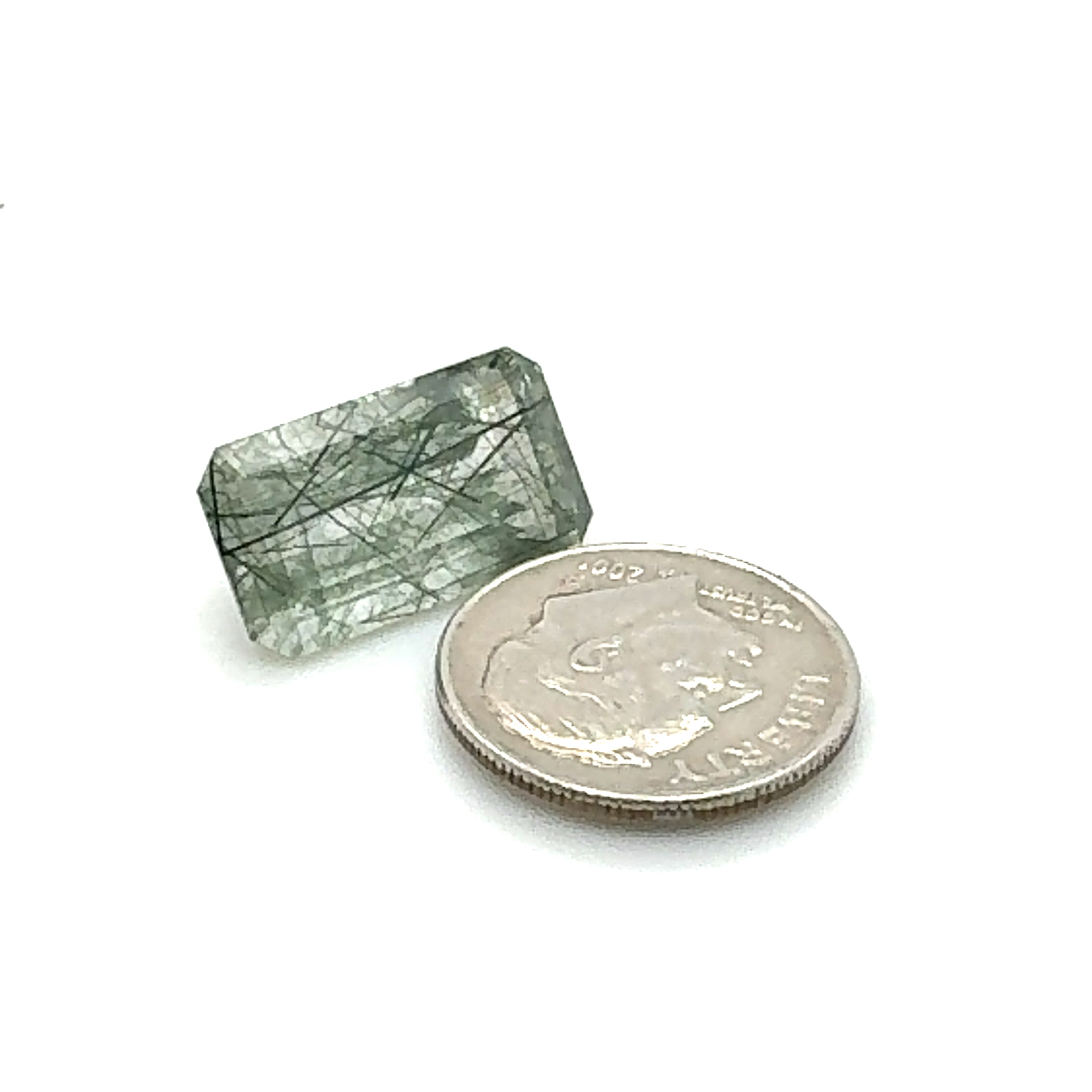 Edenite Quartz Gemstone; Natural Untreated Madagascar Edenite Quartz, 9.770cts - Mark Oliver Gems