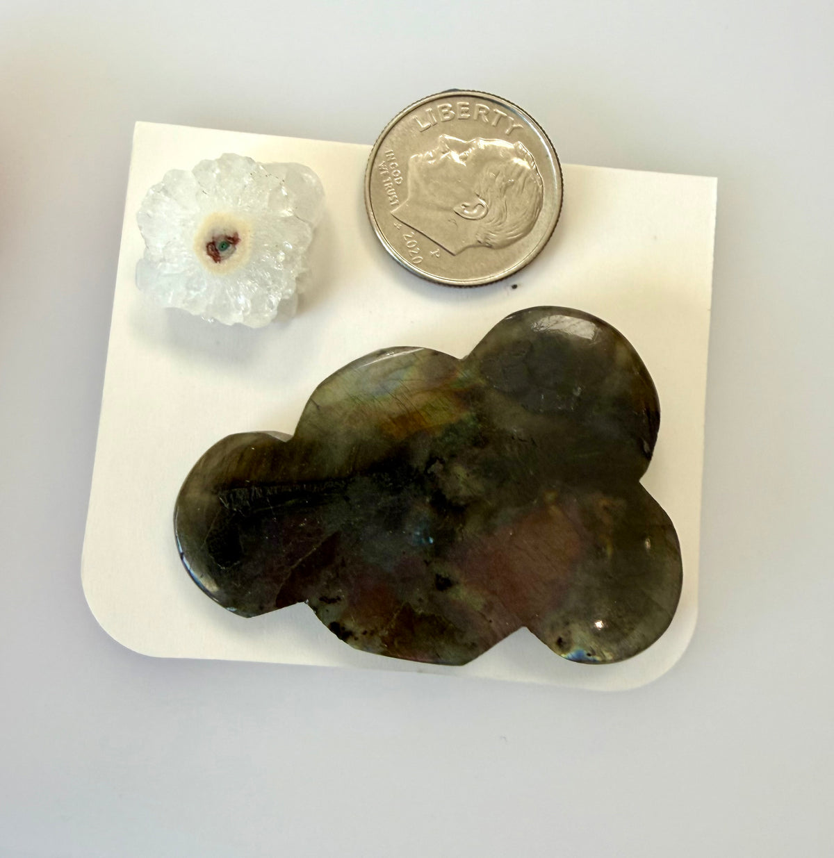 Labradorite and Solar Quartz Scene, 1003