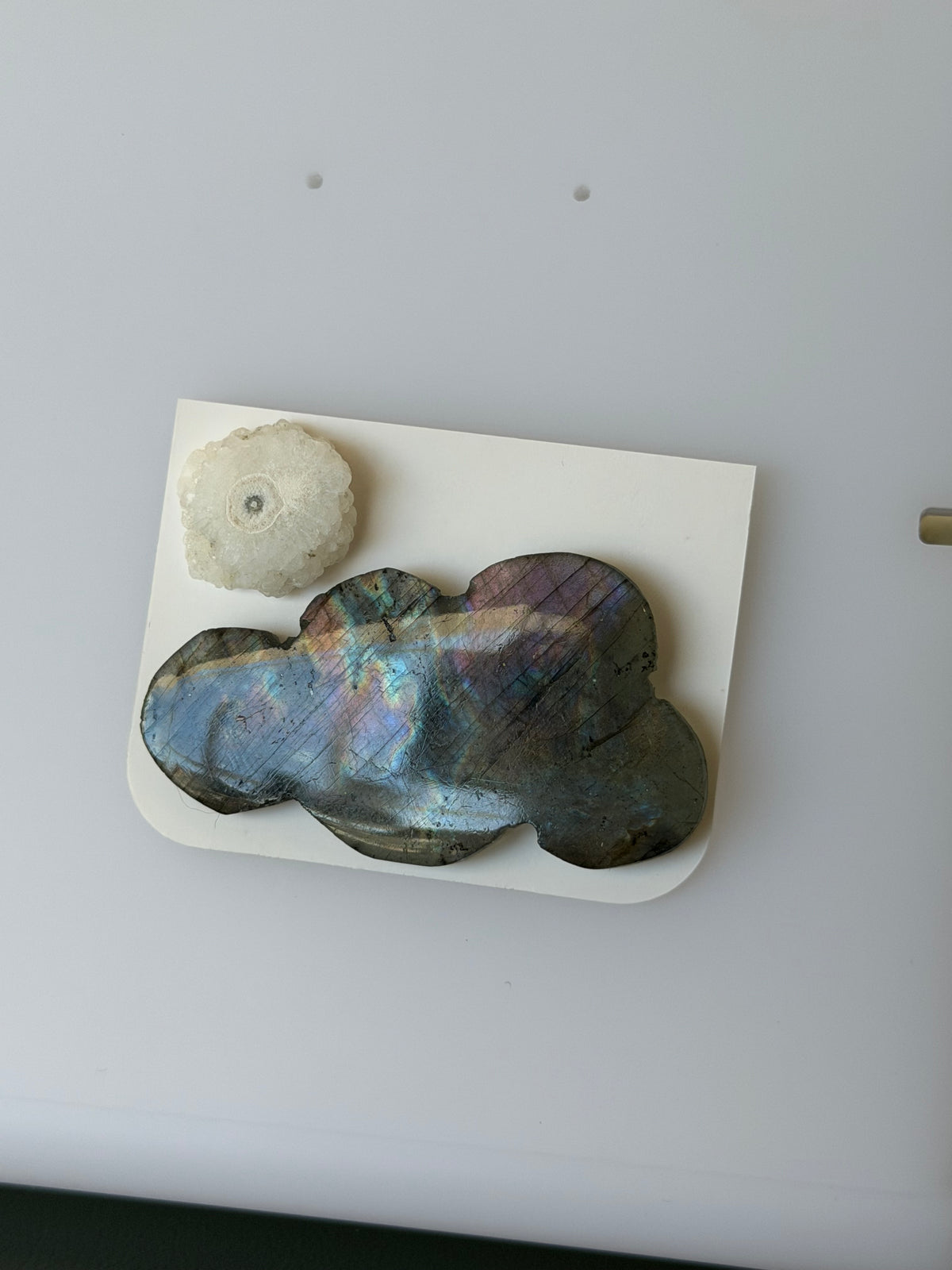 Labradorite and Solar Quartz Scene, 1002