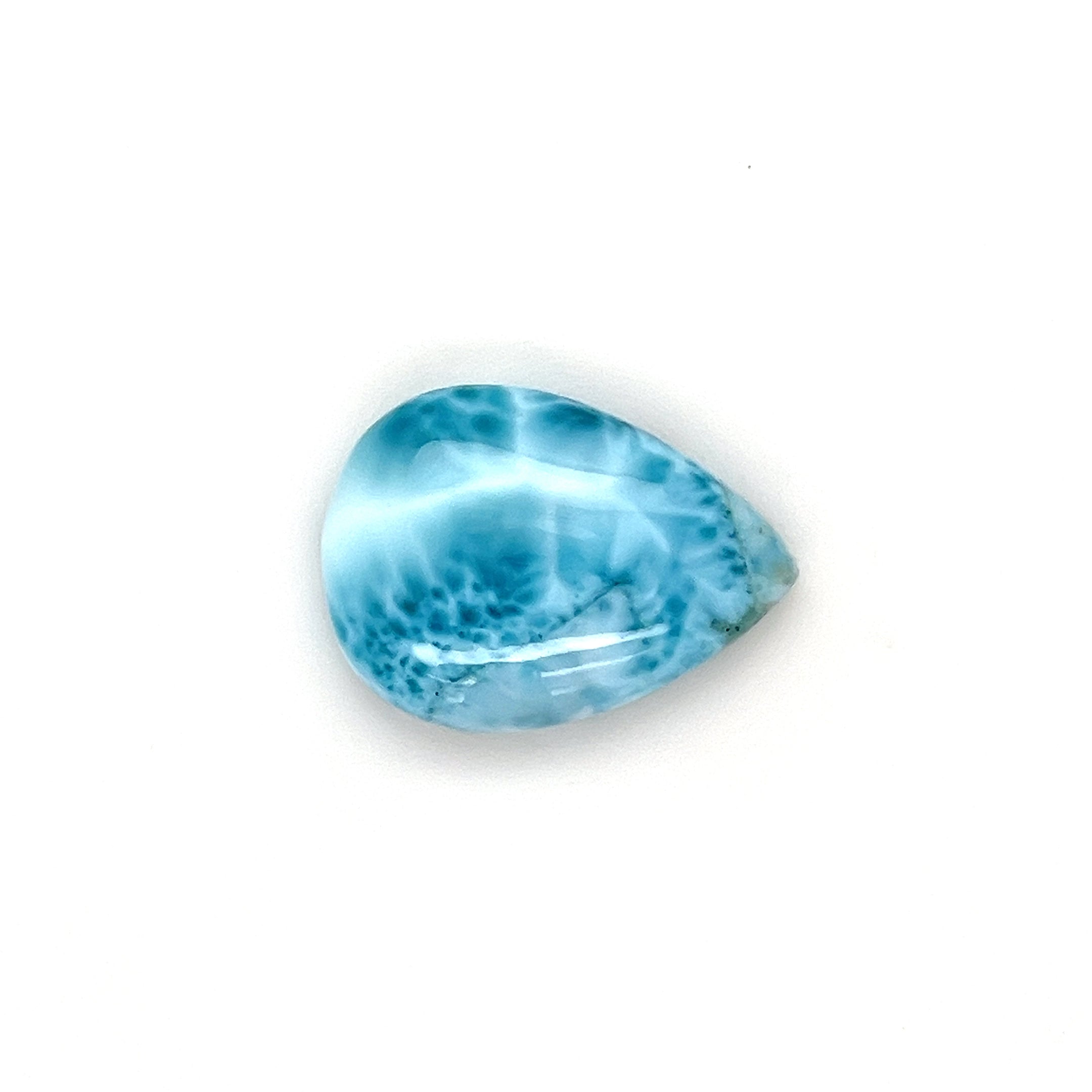 Larimar Gemstone; Natural Untreated Dominican Republic Larimar, 24.665cts - Mark Oliver Gems