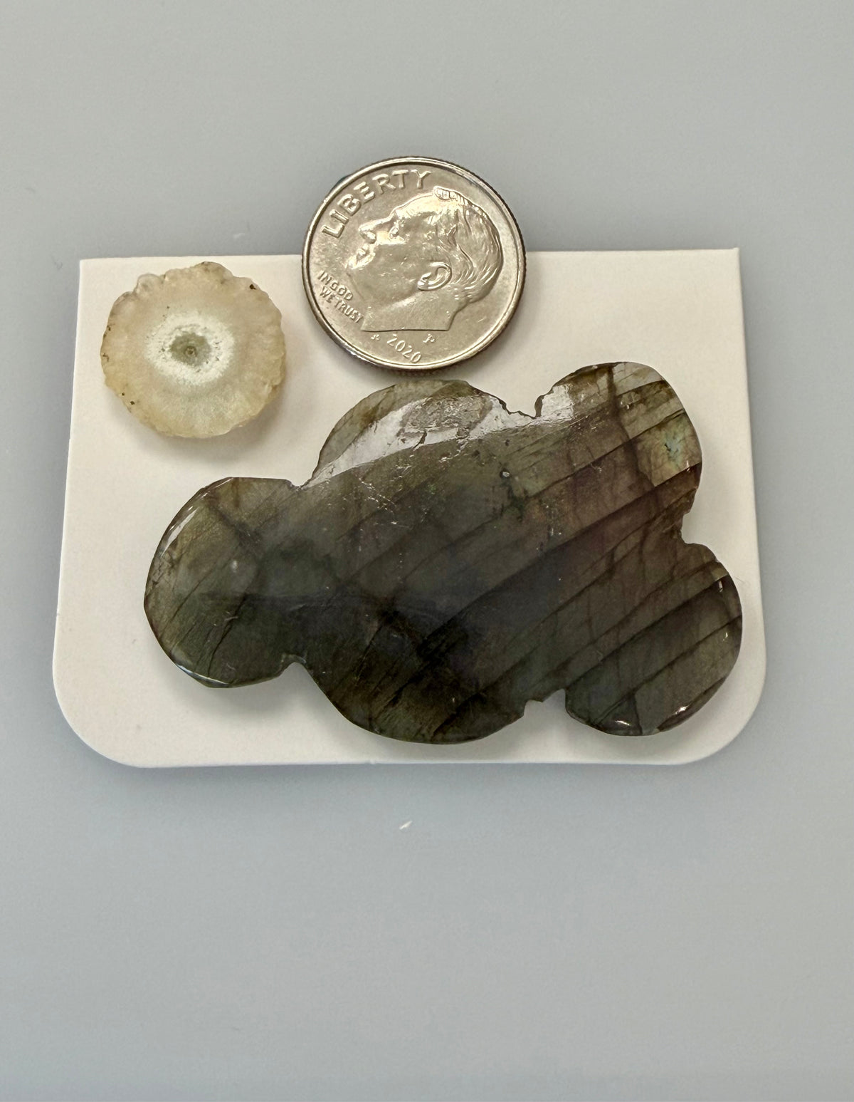 Labradorite and Solar Quartz Scene, 1008