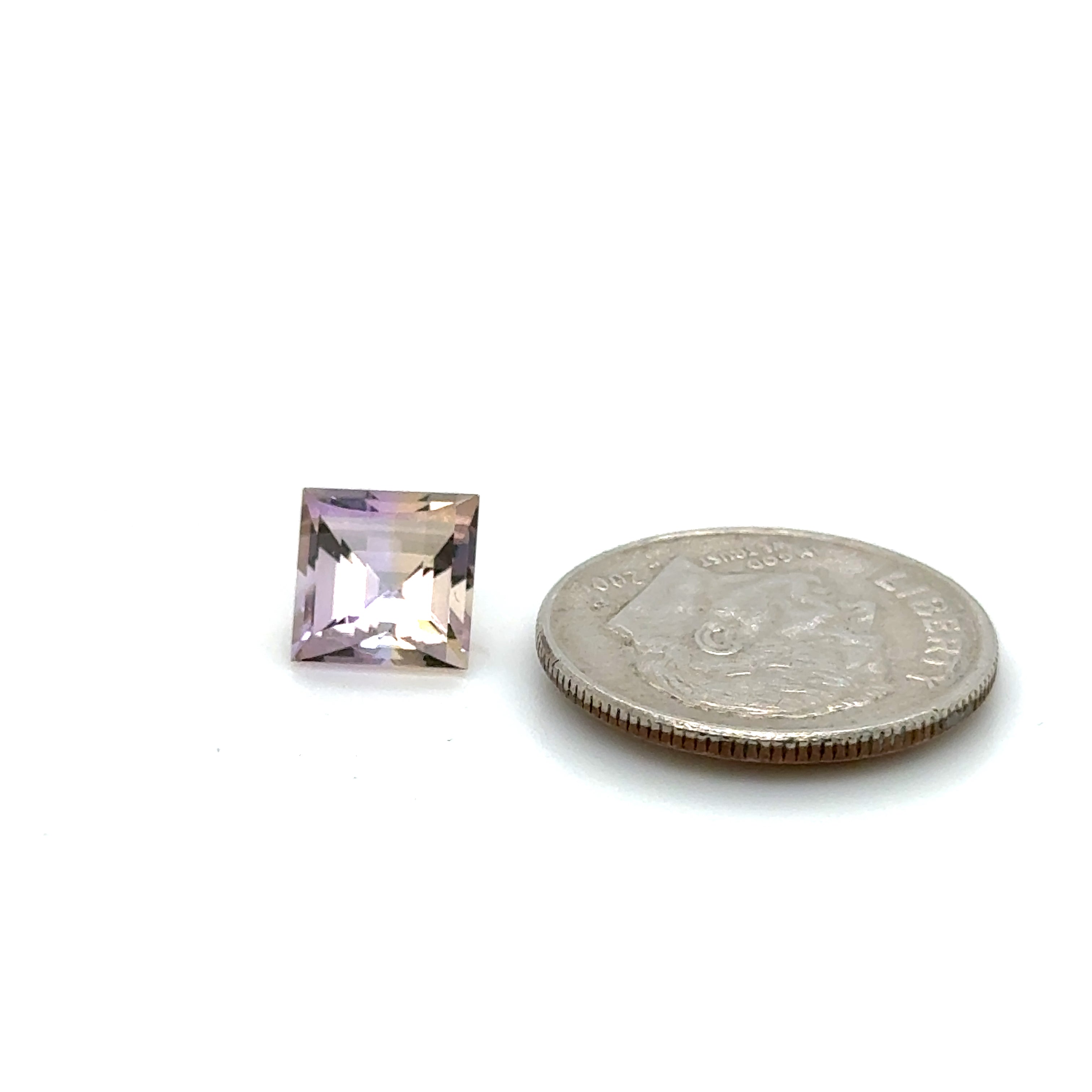 Ametrine Gemstone; Natural Untreated Bolivia Ametrine, 1.580cts - Mark Oliver Gems