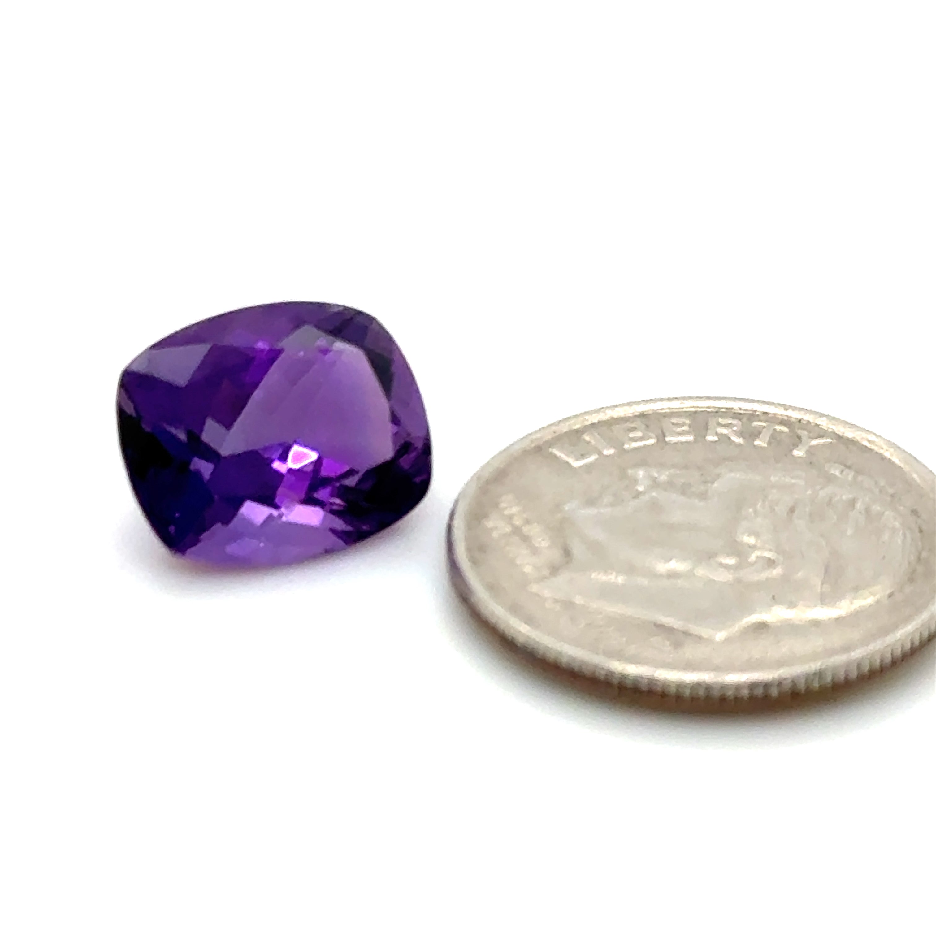 Amethyst Gemstone; Natural Untreated Uruguay Amethyst, 3.540cts - Mark Oliver Gems