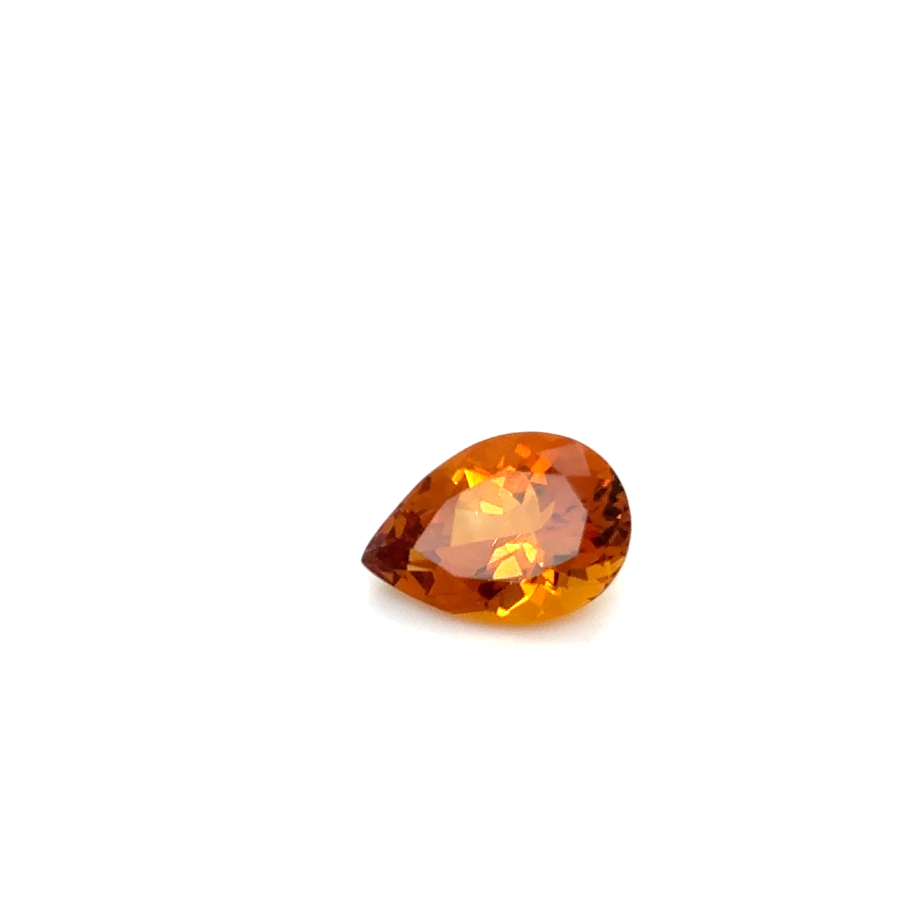 Madeira Citrine Gemstone; Natural Untreated Brazil Citrine, 4.445cts - Mark Oliver Gems