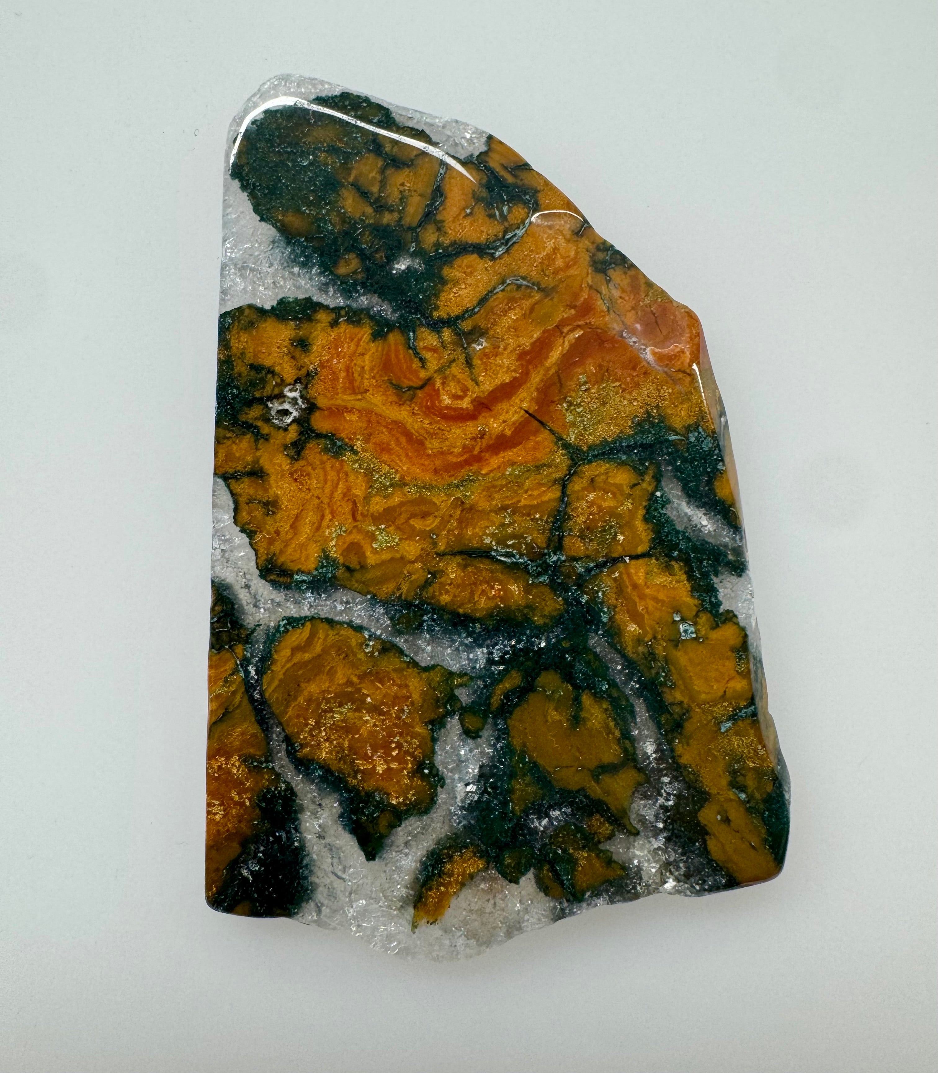 Brecciated Jasper Slab; 91.895cts
