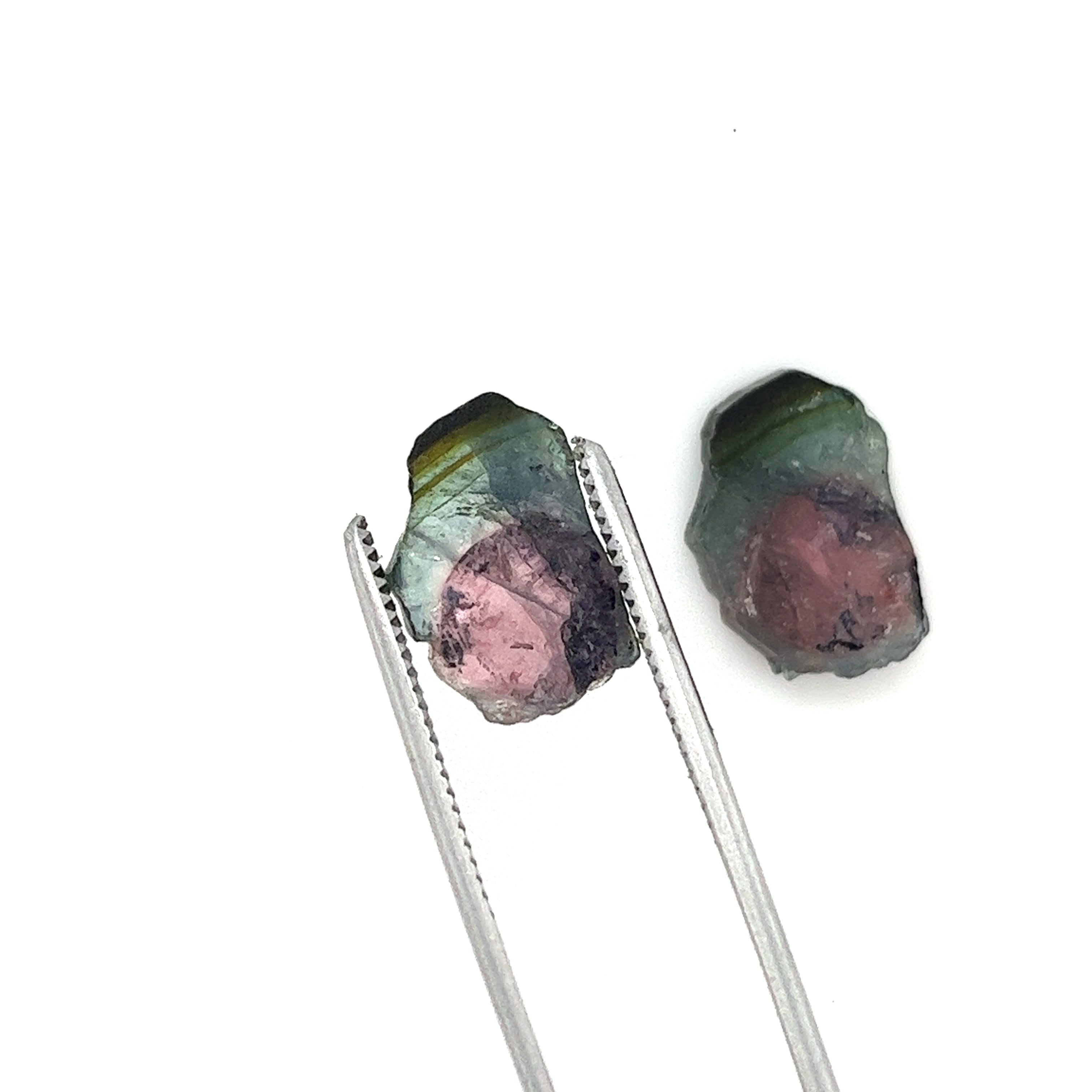 Tourmaline Slice; Natural Untreated Brazil Tourmaline; 10.165cts - Mark Oliver Gems