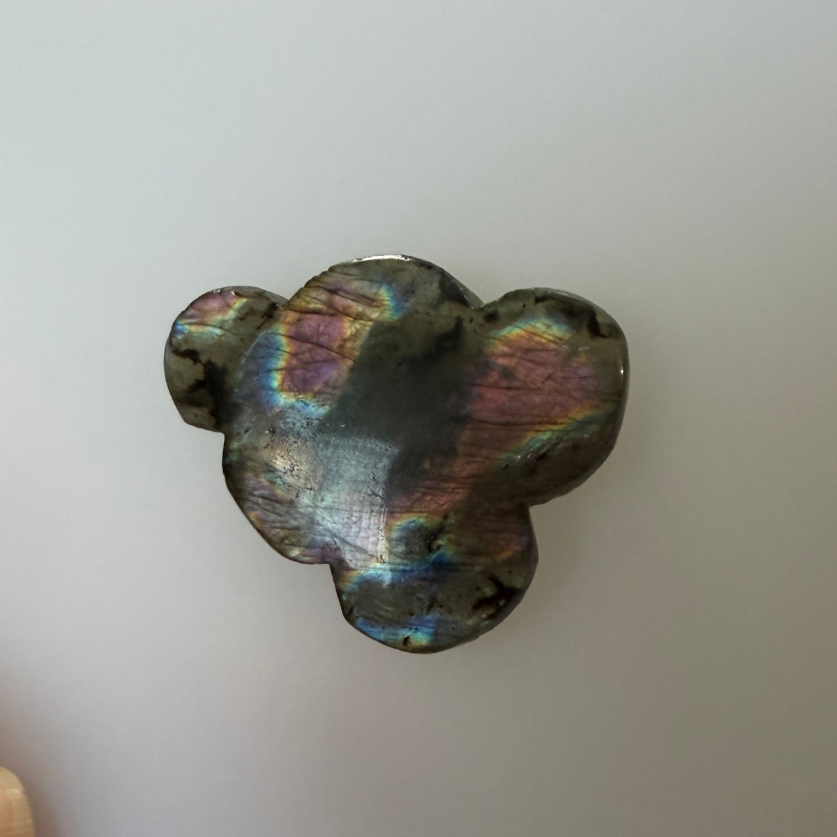 Labradorite Cabochon; Natural Untreated Madagascar Labradorite; 38.700cts
