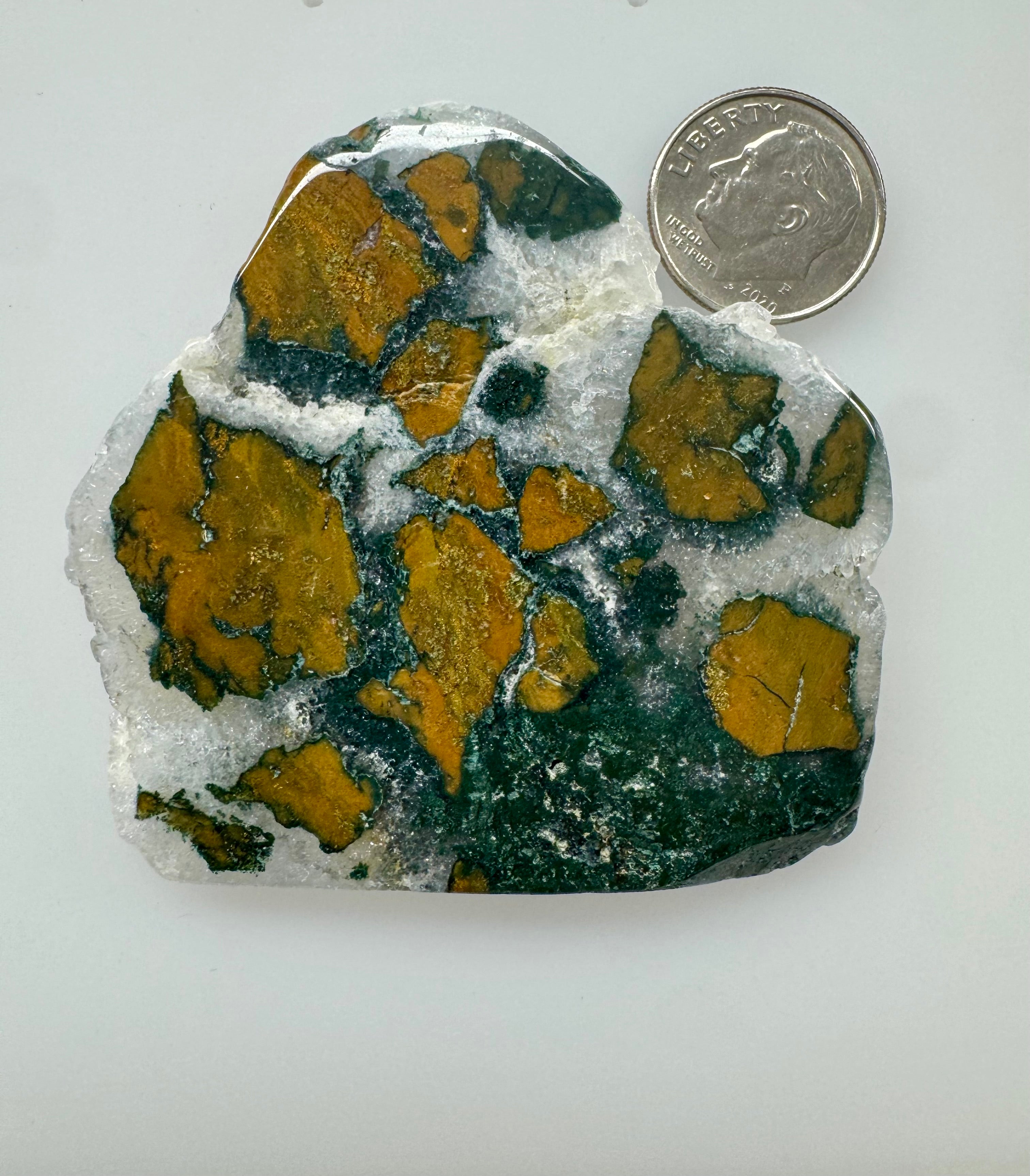 Brecciated Jasper Slab; 143.035cts