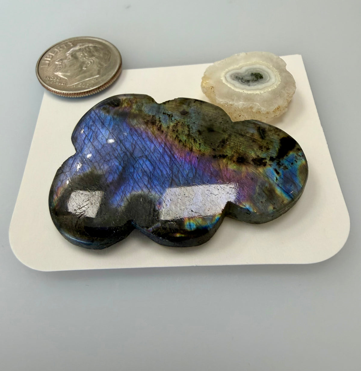 Labradorite and Solar Quartz Scene, 1006